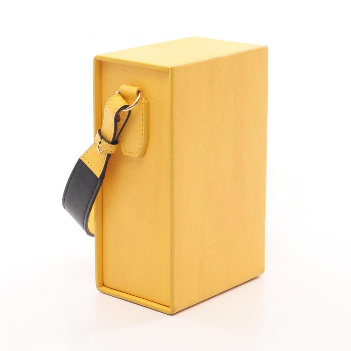 Fendi Black Yellow Leather Shoulder Bag (Pre-Owned)