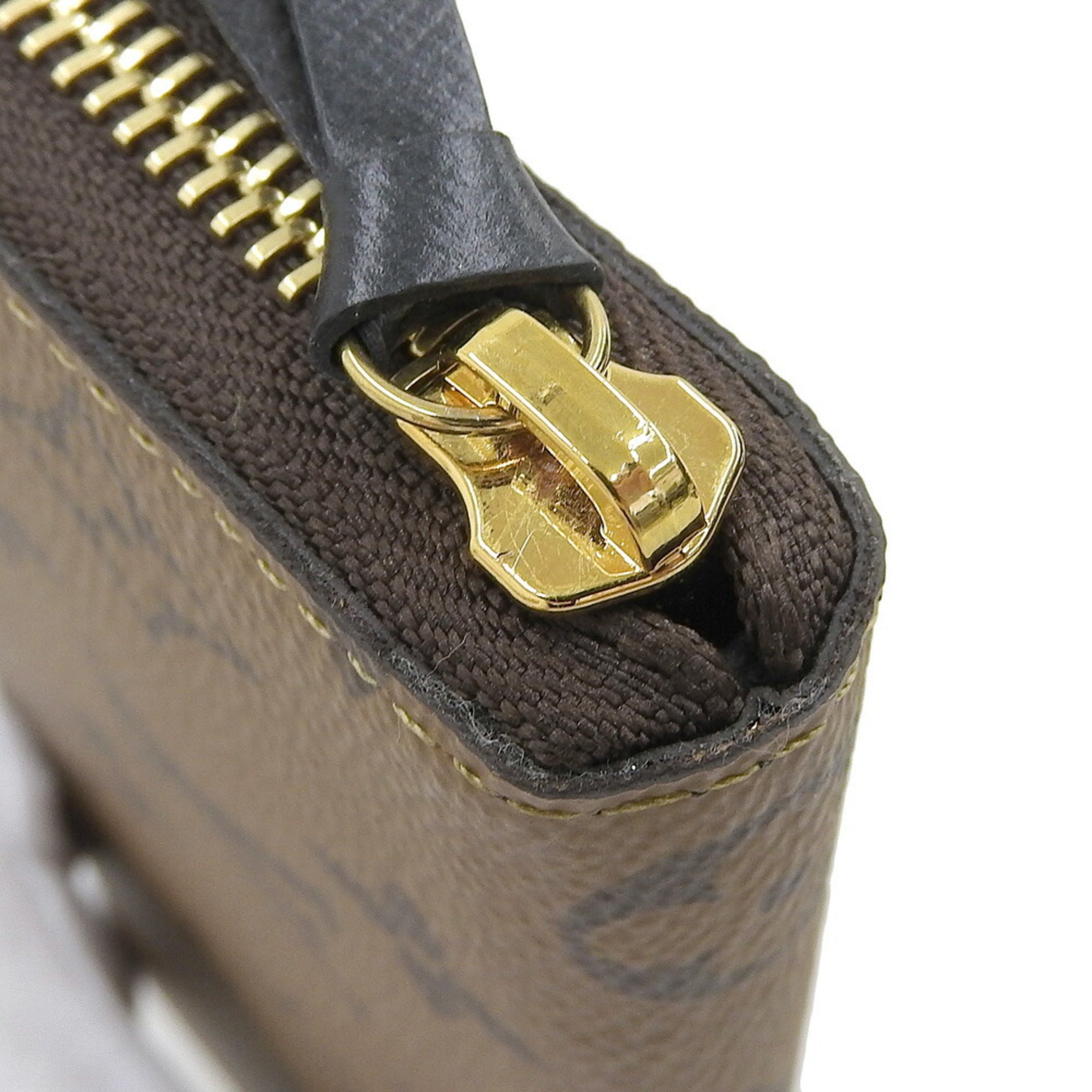Louis Vuitton Monogram Reverse Monogram Reverse Pvc Long Wallet (Bi-Fold) (Pre-Owned)