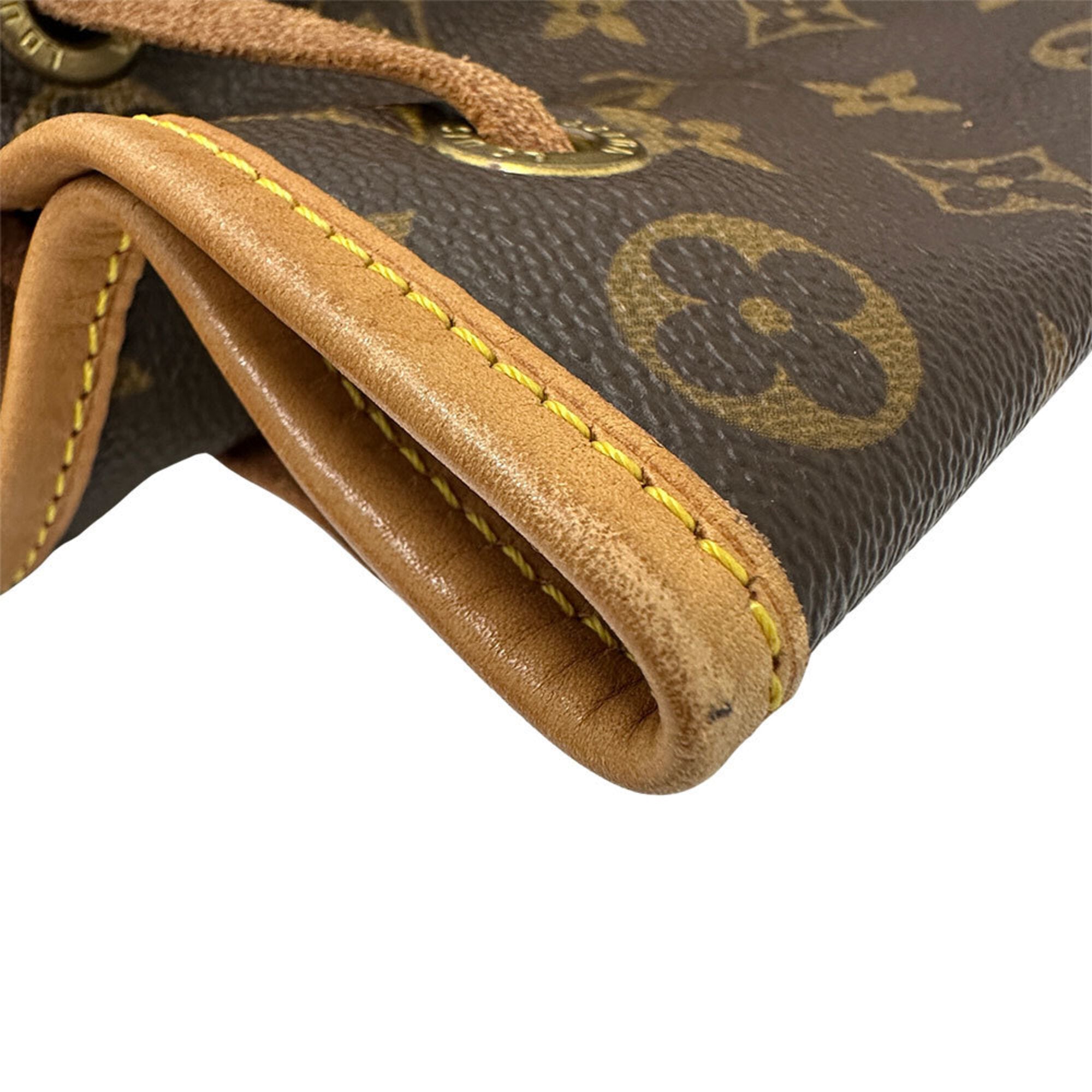 Louis Vuitton Brown Monogram Canvas Handbag (Pre-Owned)