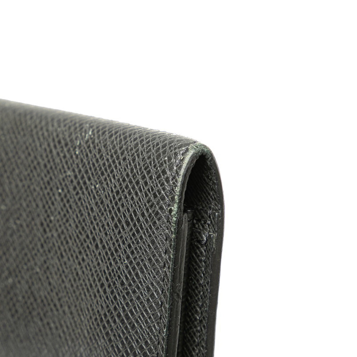 Louis Vuitton Taiga Black Noir Taiga Leather Coin Purse/Coin Case (Pre-Owned)