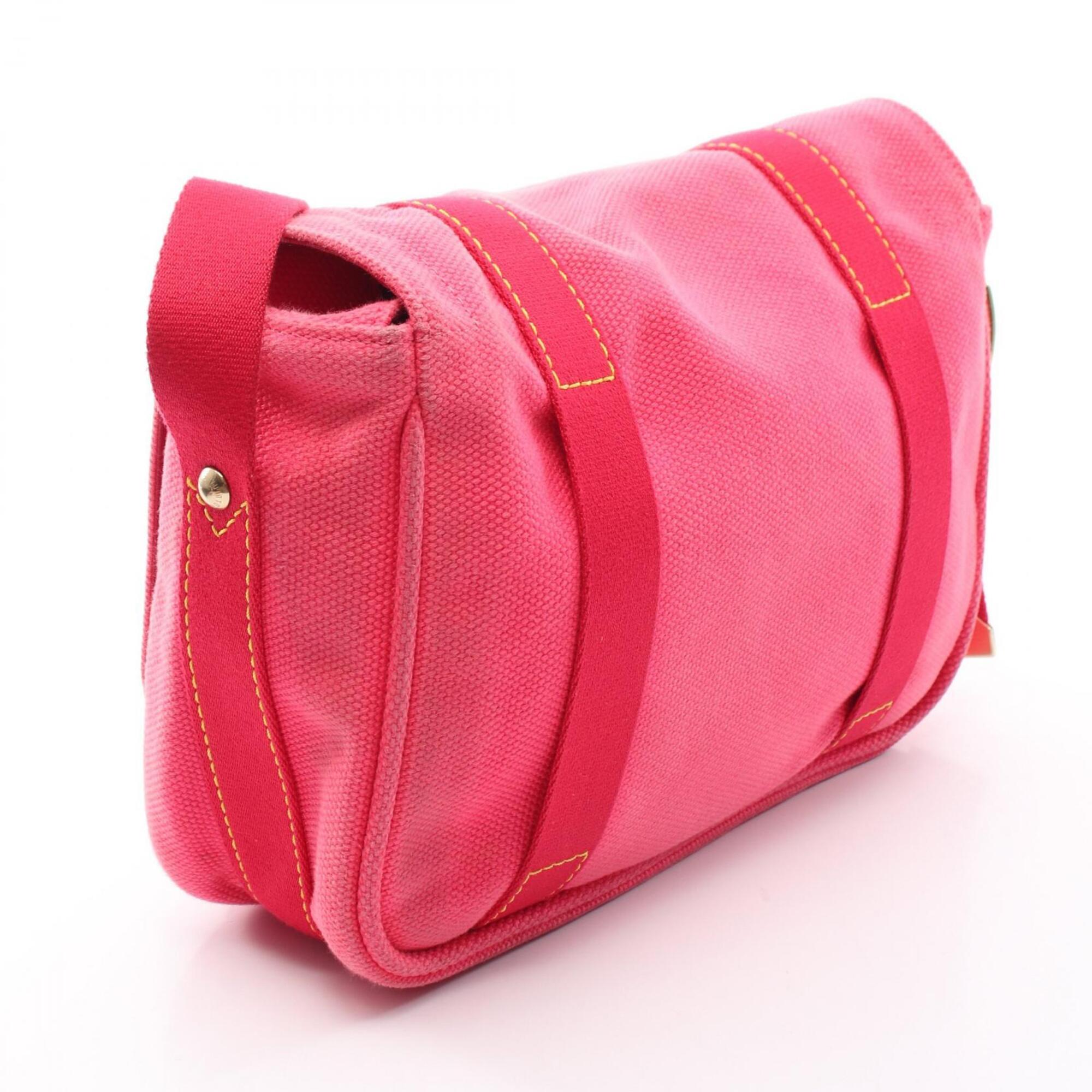Louis Vuitton Pink Red Color Rose Canvas Handbag Shoulder Bag (Pre-Owned)