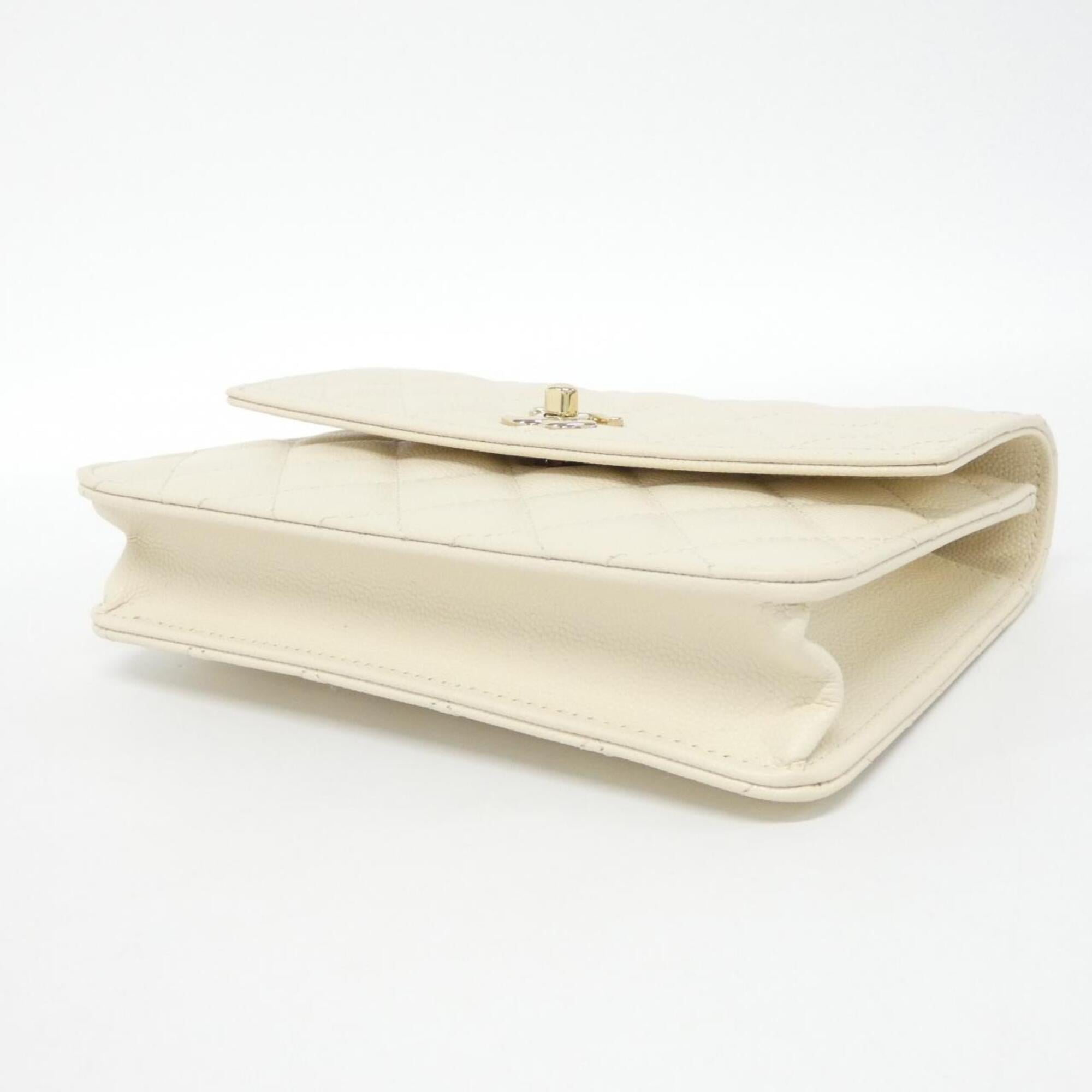 Chanel Ivory Grained Calfskin Backpack (Pre-Owned)