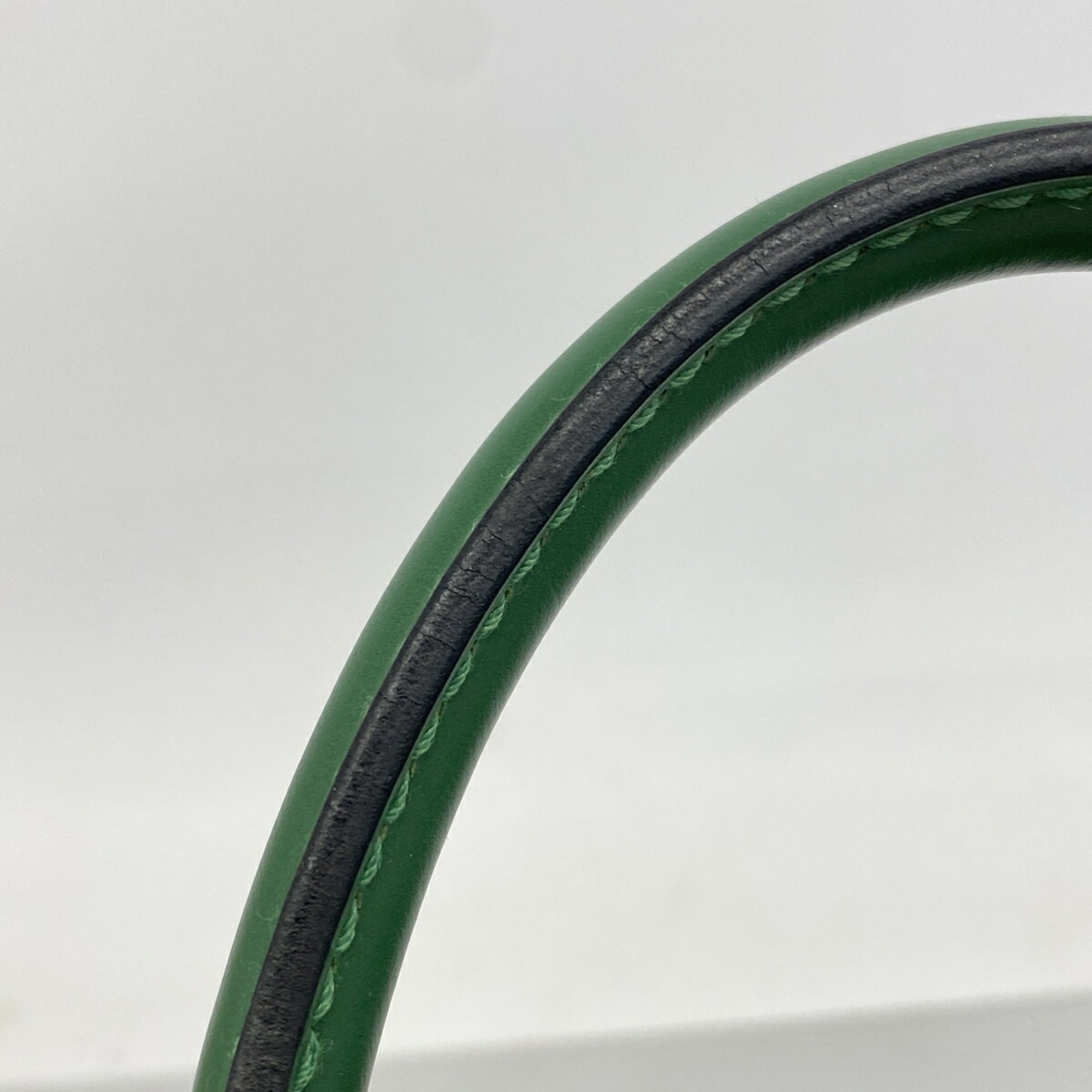 Louis Vuitton Borneo Green Handbag (Pre-Owned)