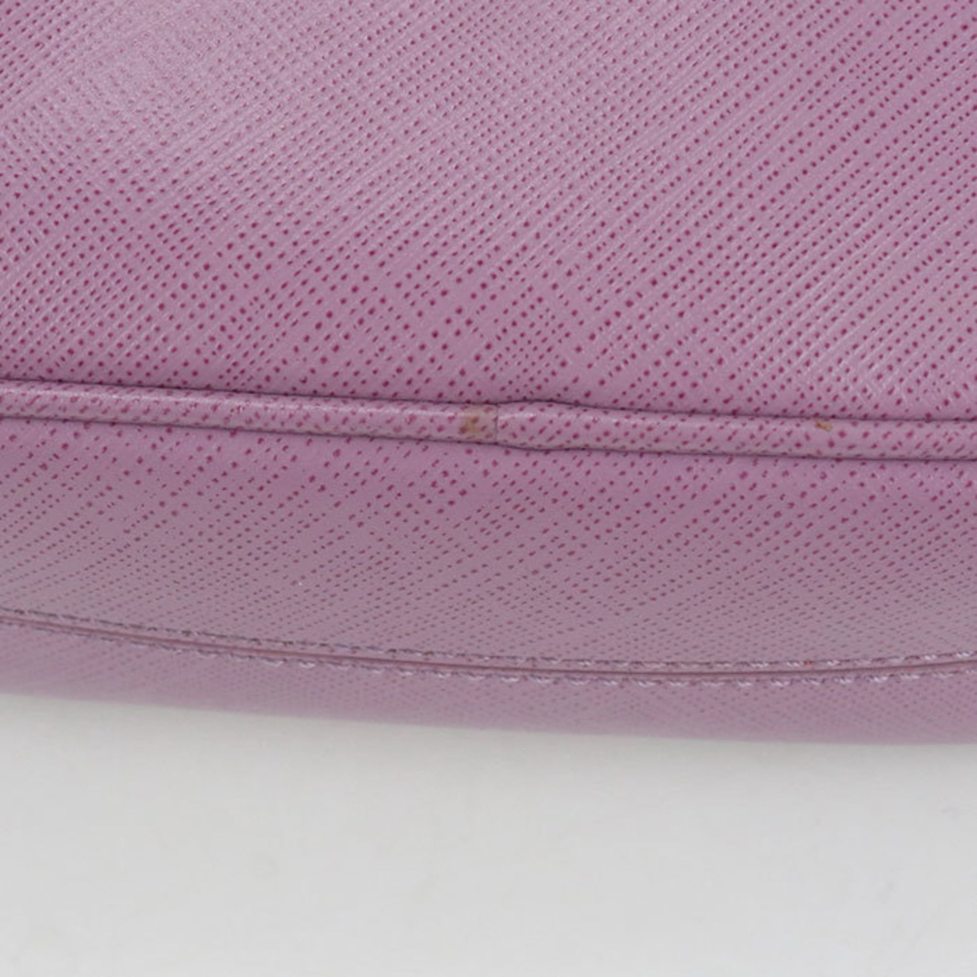 Salvatore Ferragamo Purple Leather Shoulder Bag (Pre-Owned)