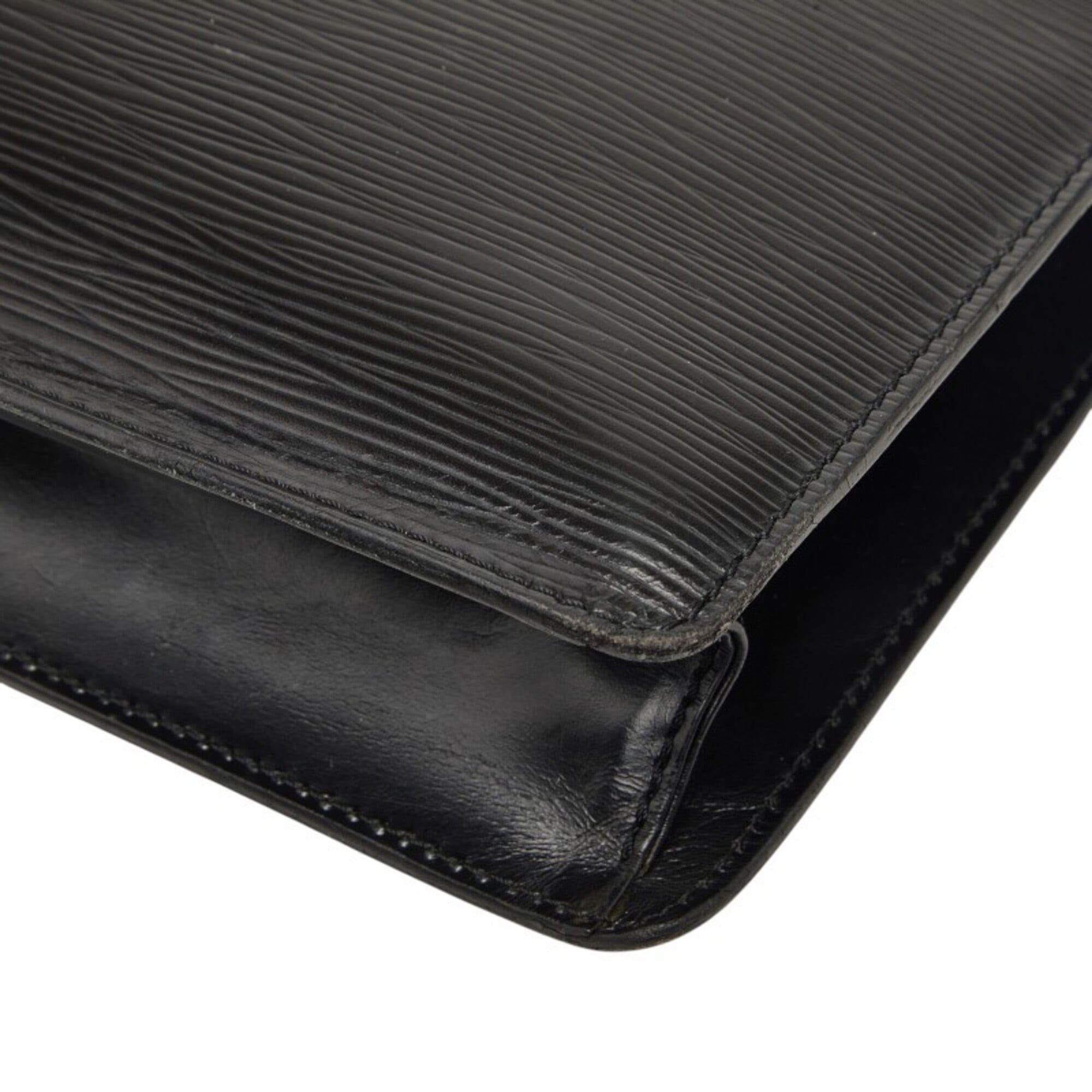 Louis Vuitton Epi Black Noir Leather Handbag Shoulder Bag (Pre-Owned)
