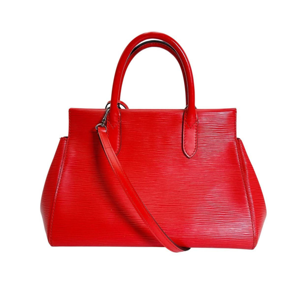 Louis Vuitton Red Color Epi Leather Handbag (Pre-Owned)