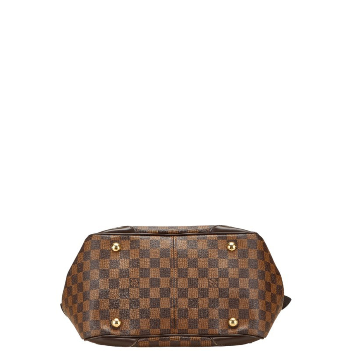 Louis Vuitton Damier Brown Pvc Leather Handbag (Pre-Owned)