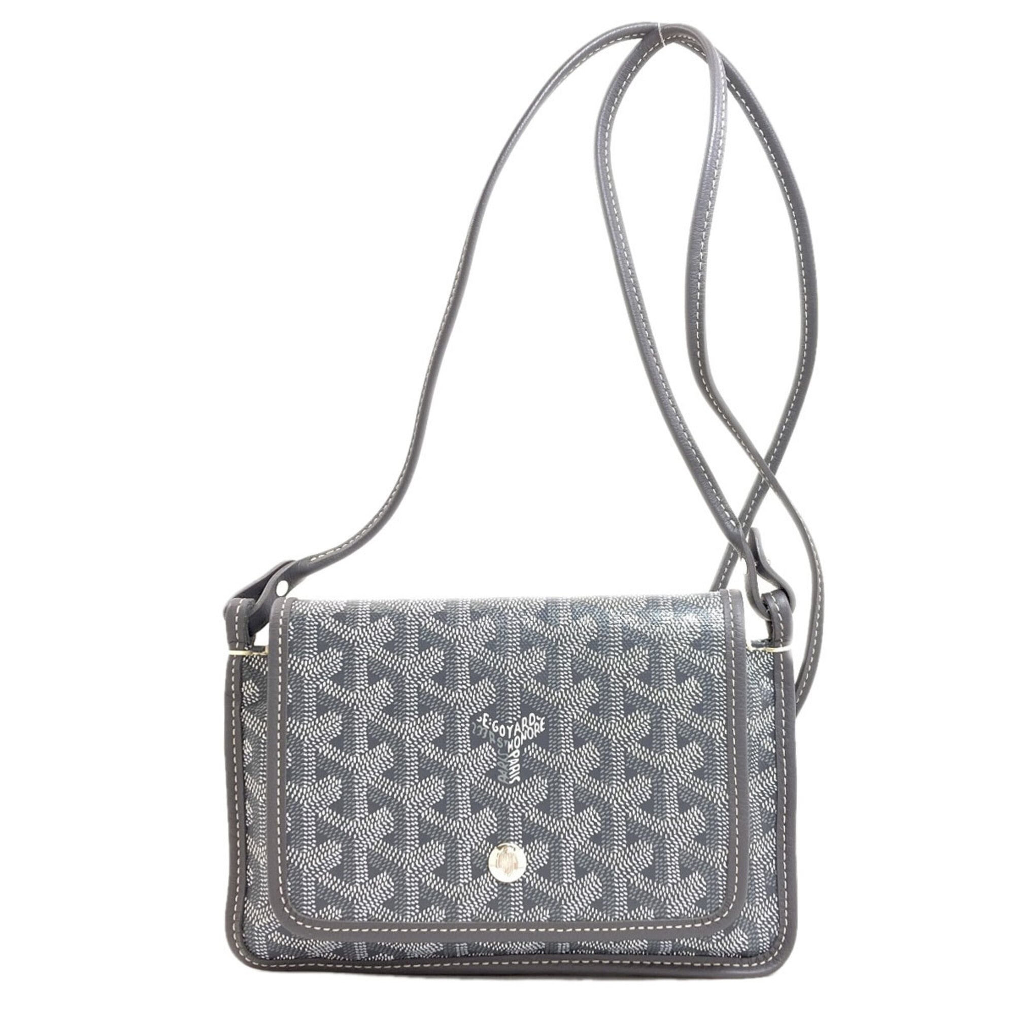 Goyard Gray Coated Canvas Pouch Shoulder Bag (Pre-Owned)