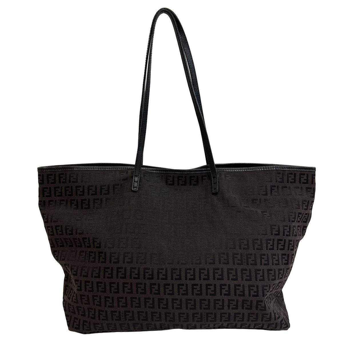 Fendi Brown Zucchino Tote Bag (Pre-Owned)