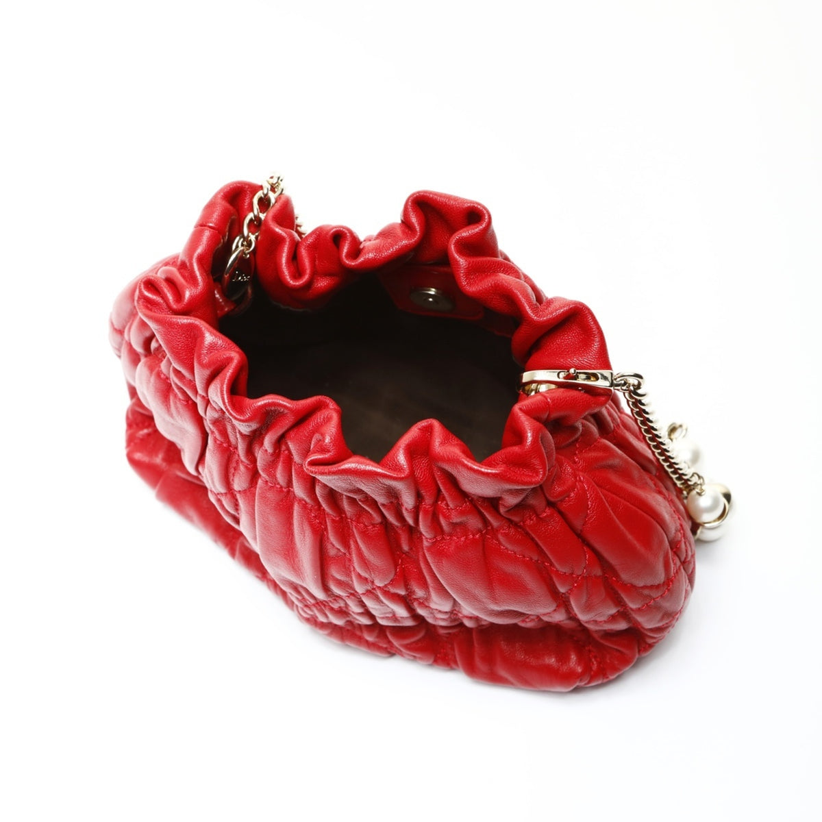 Christian Dior Red Color Shoulder Bag (Pre-Owned)