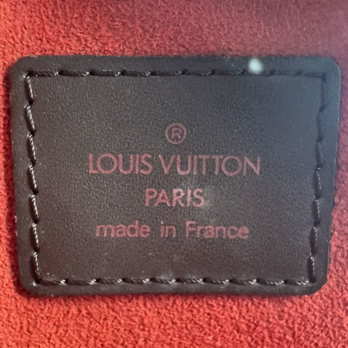 Louis Vuitton Damier Canvas Ebene Damier Canvas Shoulder Bag (Pre-Owned)