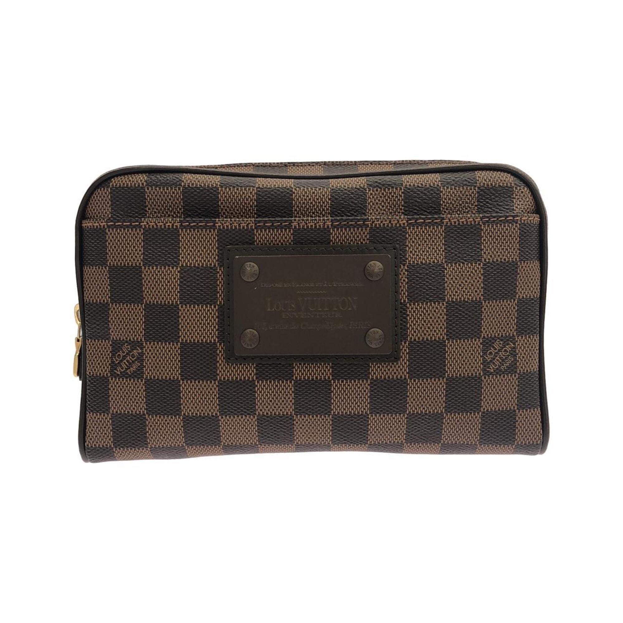 Louis Vuitton Ebene Coated Canvas Shoulder Bag (Pre-Owned)