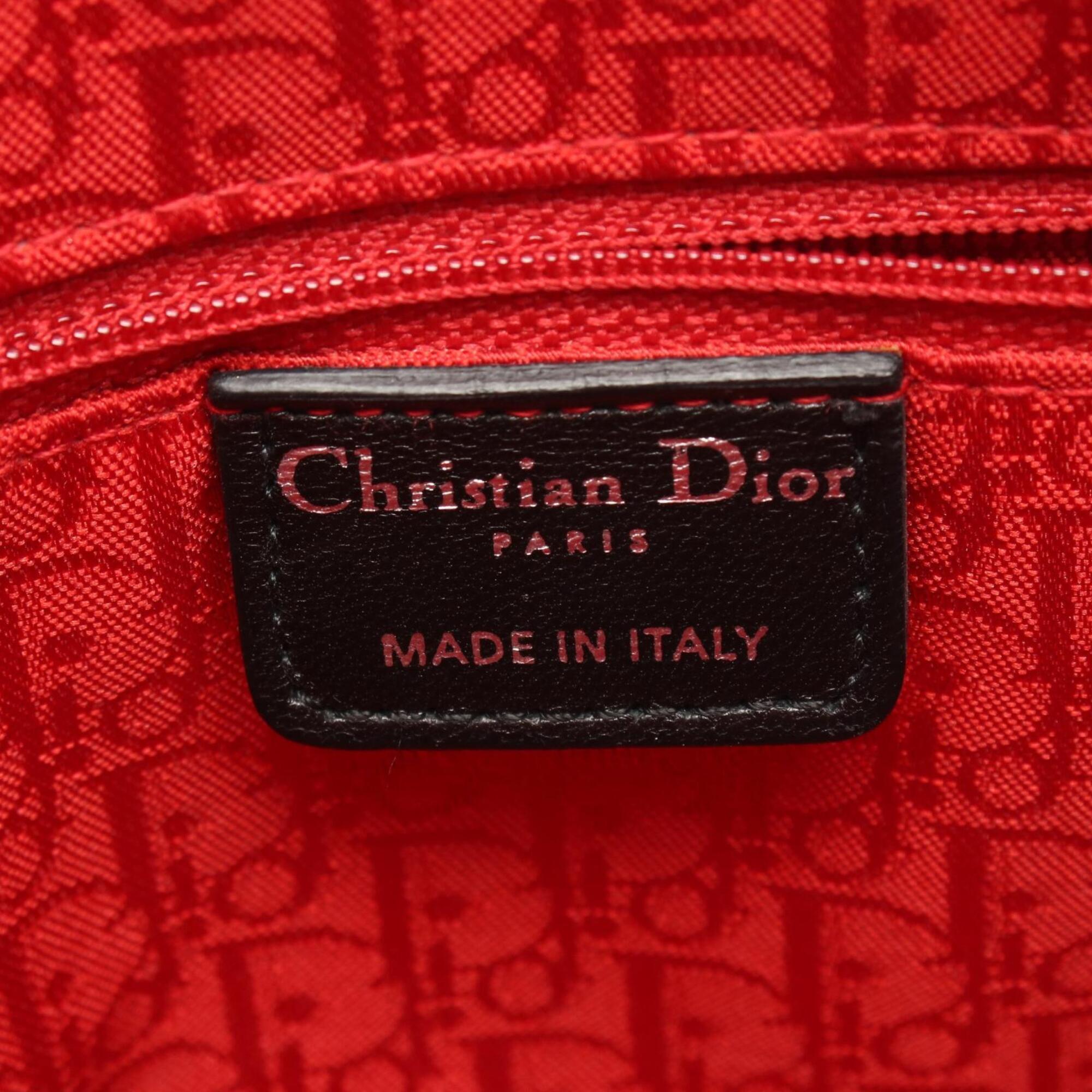 Christian Dior Black Leather Handbag (Pre-Owned)