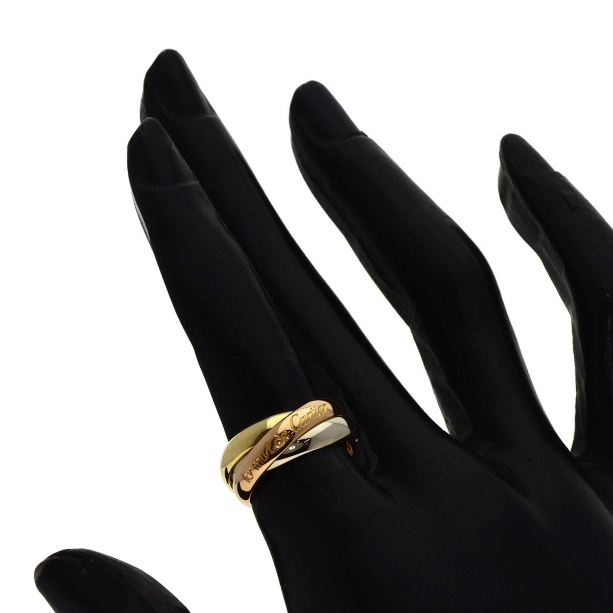 Cartier Trinity Yellow Gold (18K) Pink Gold (18K) White Gold (18K) Band Ring (Pre-Owned)