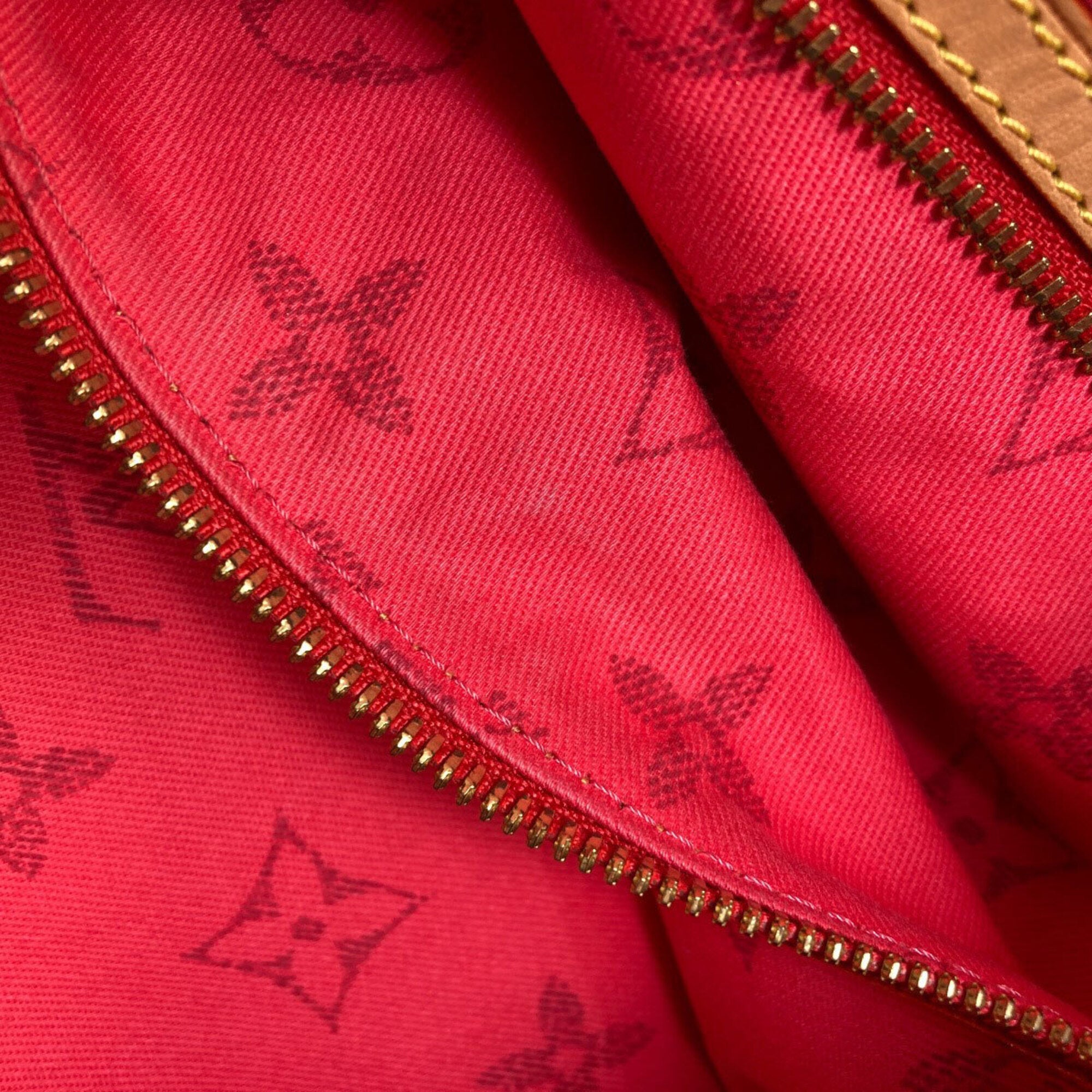 Louis Vuitton Rouge Grenadine Canvas Tote Bag (Pre-Owned)