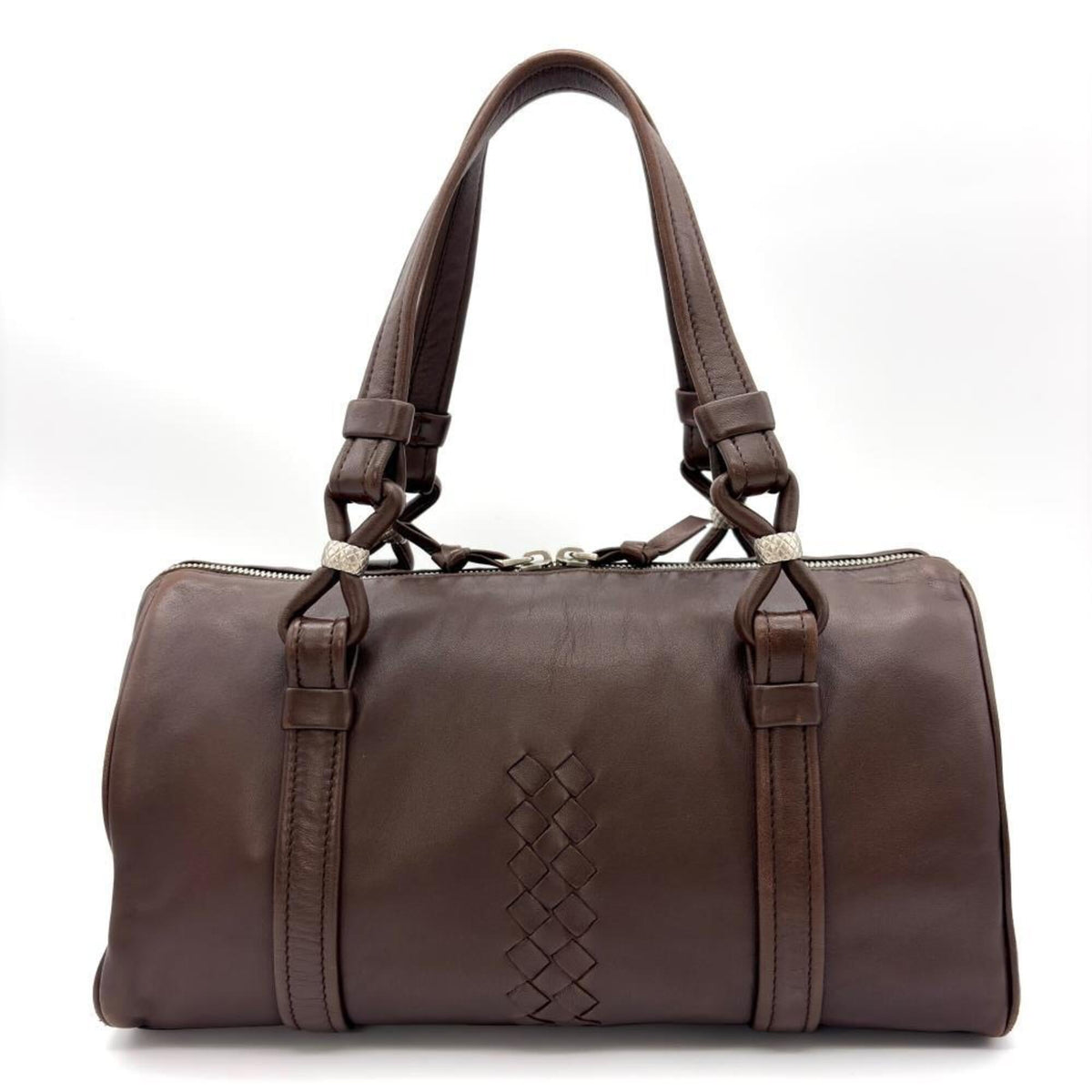Bottega Veneta Brown Leather Handbag (Pre-Owned)