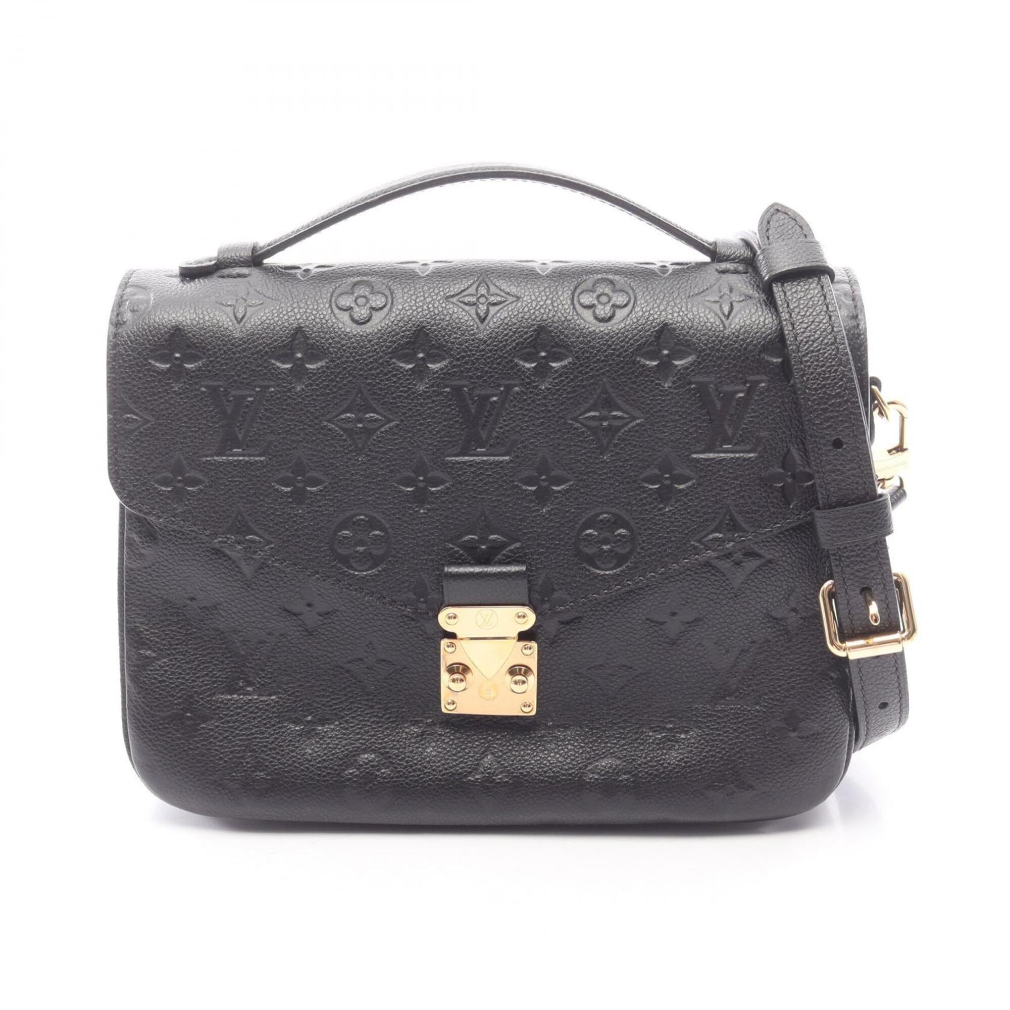 Louis Vuitton Black Monogram Monogram Empreinte Leather Handbag Pochette (Pre-Owned)