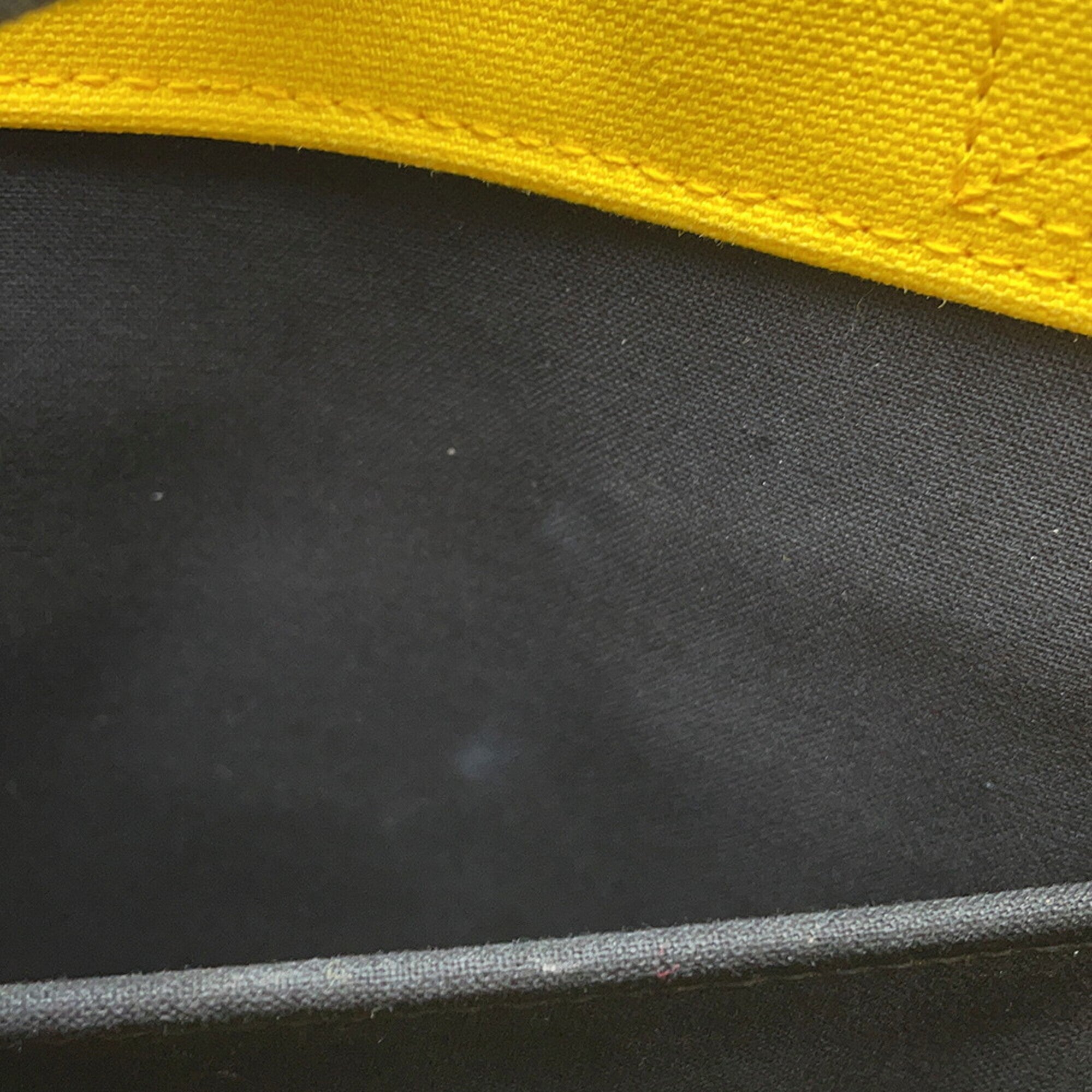 Balenciaga Black Yellow Canvas Leather Handbag (Pre-Owned)