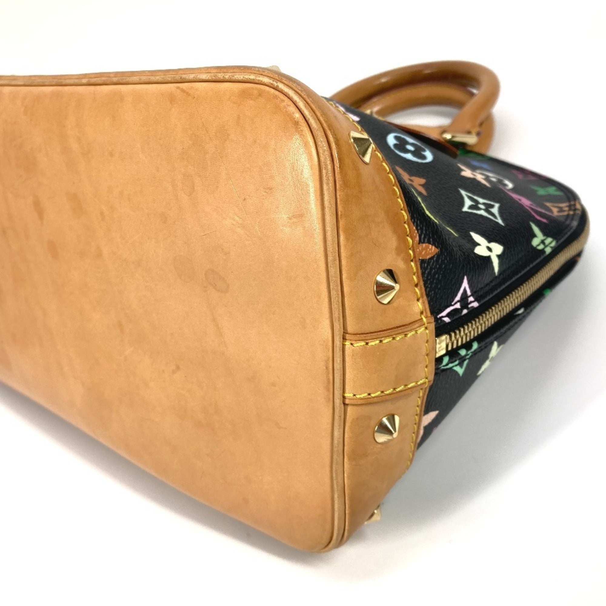 Louis Vuitton Black Multi-Color Noir Monogram Multicolore Handbag Tote Bag (Pre-Owned)