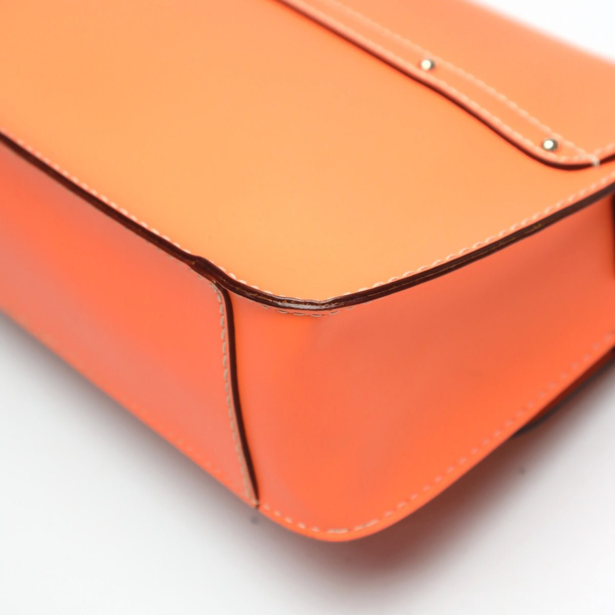 Kate Spade Orange Leather Pochette Shoulder Bag (Pre-Owned)