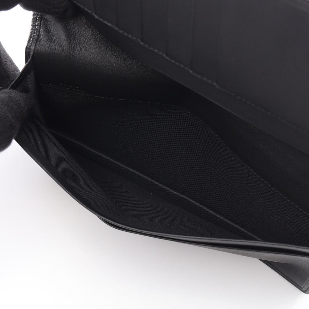 Loewe Black Leather Long Wallet (Bi-Fold) (Pre-Owned)