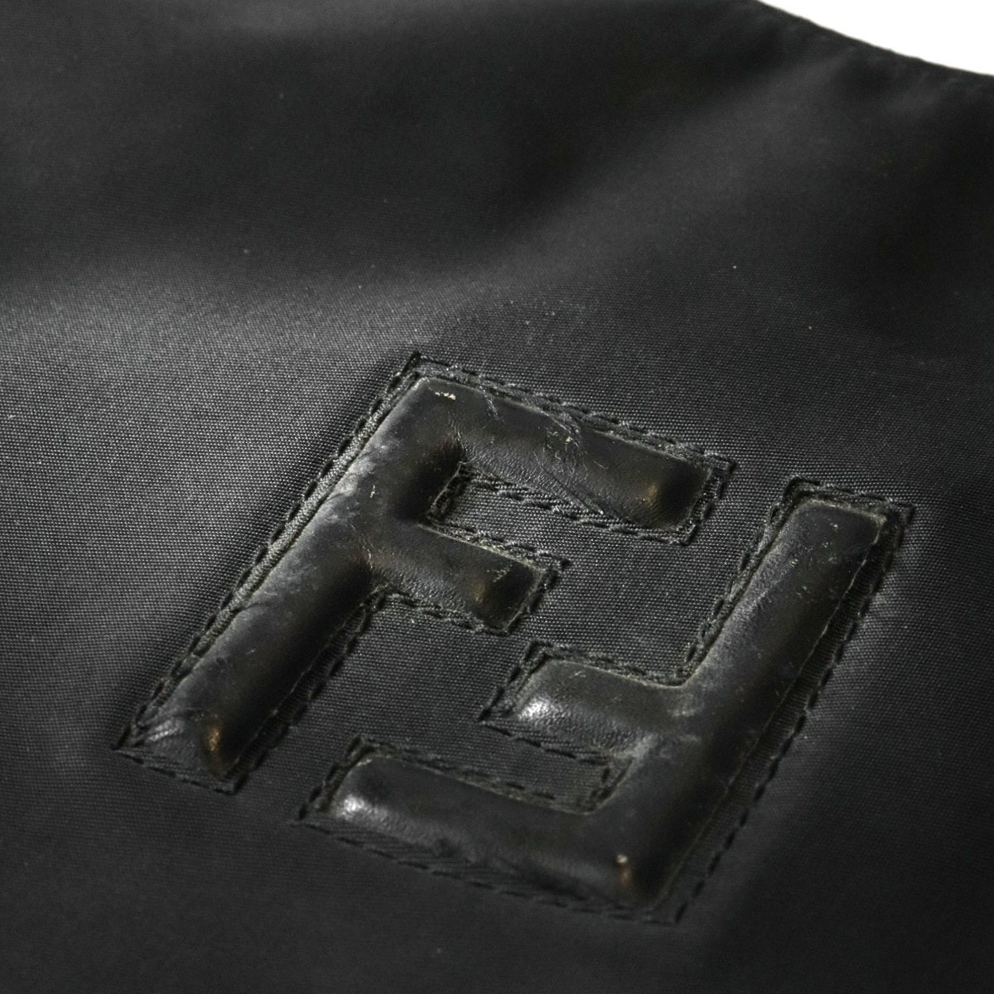 Fendi Black Nylon Shoulder Bag (Pre-Owned)