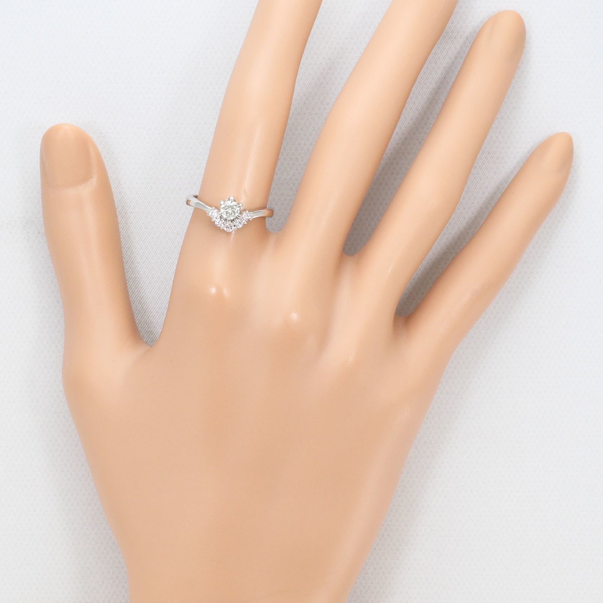 Unbranded Pink Platinum Platinum 900 Band Ring (Pre-Owned)