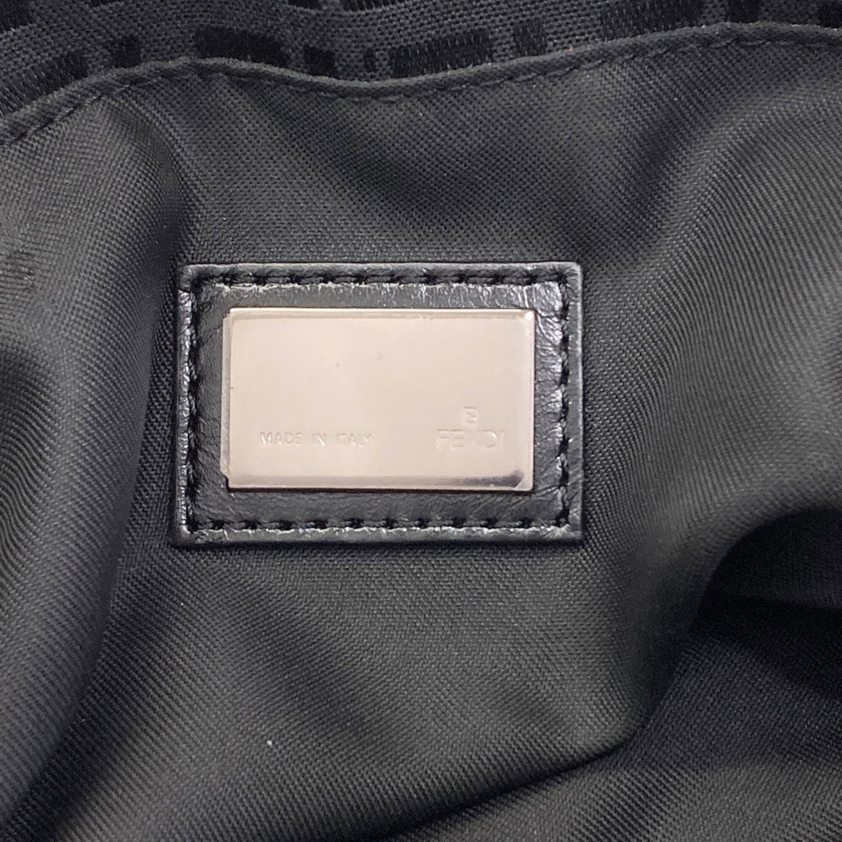 Fendi Black Canvas Handbag (Pre-Owned)