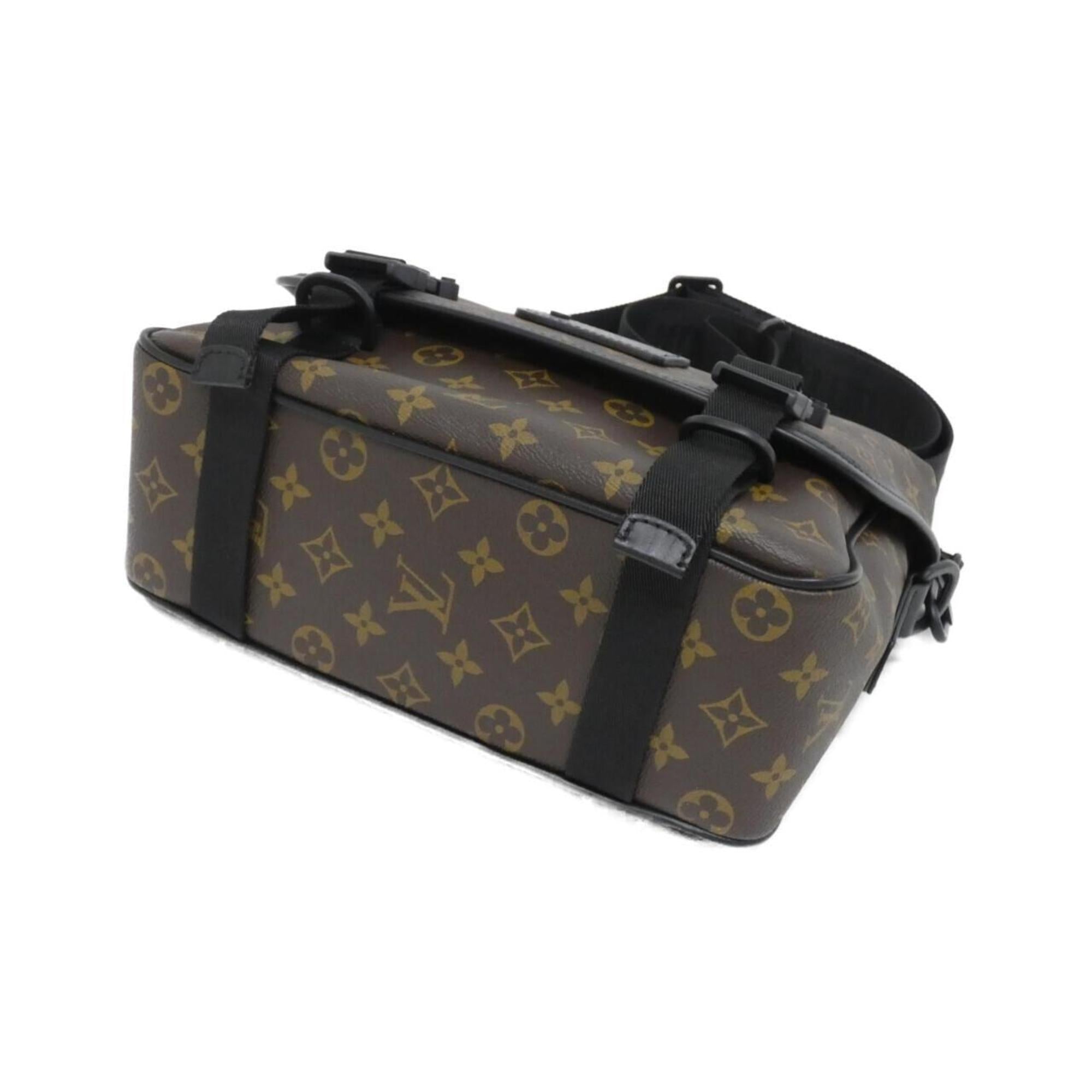 Louis Vuitton Monogram Macassar Marron Coated Canvas Shoulder Bag (Pre-Owned)