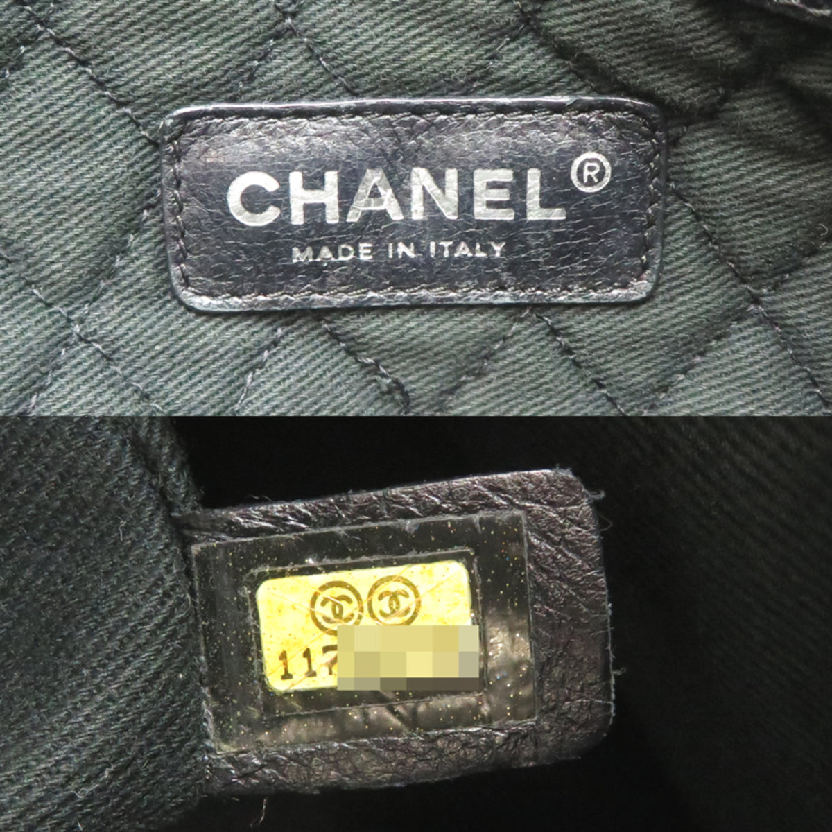 Chanel Black Multi-Color Pvc Pouch Tote Bag (Pre-Owned)