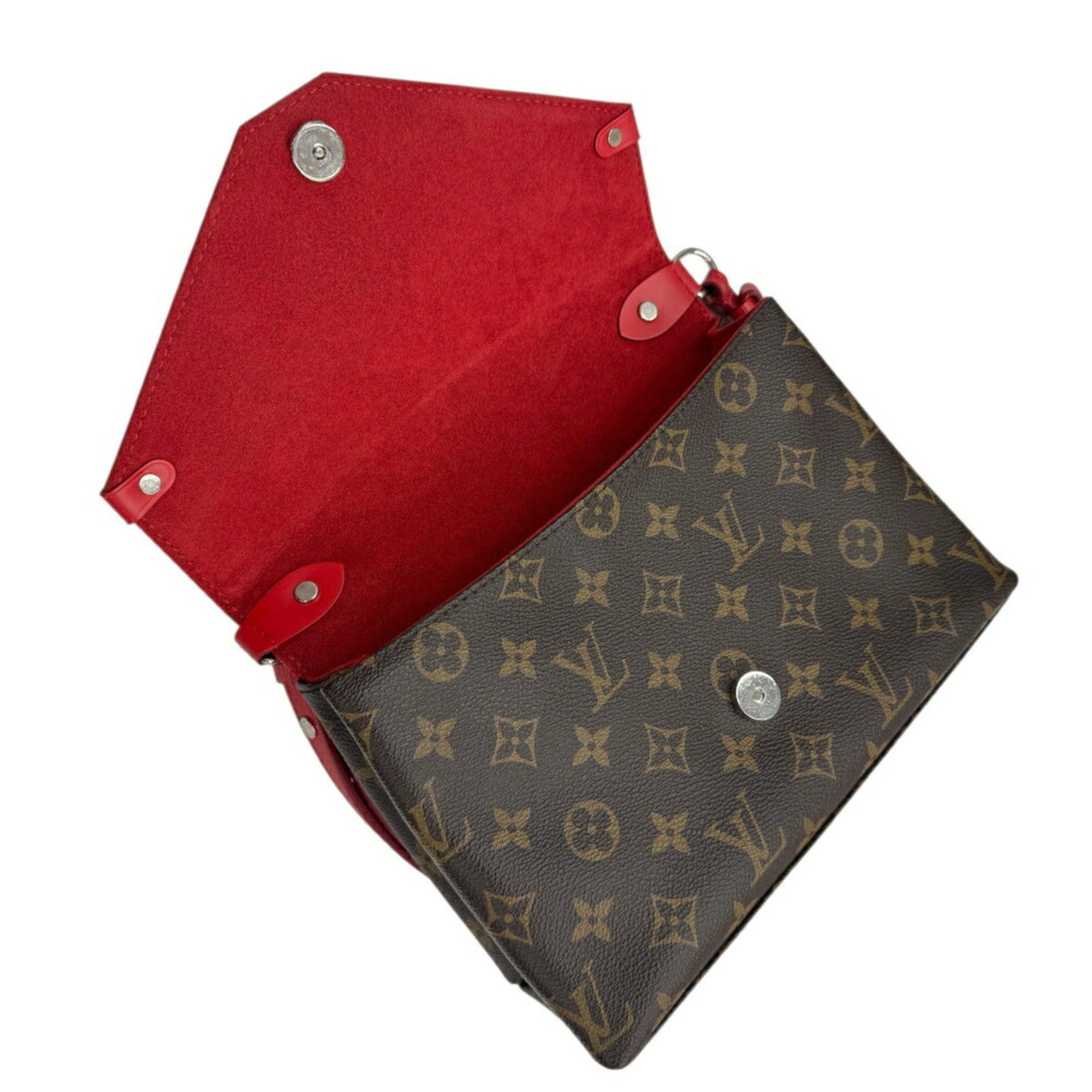 Louis Vuitton Red Brown Monogram Epi Leather Shoulder Bag (Pre-Owned)