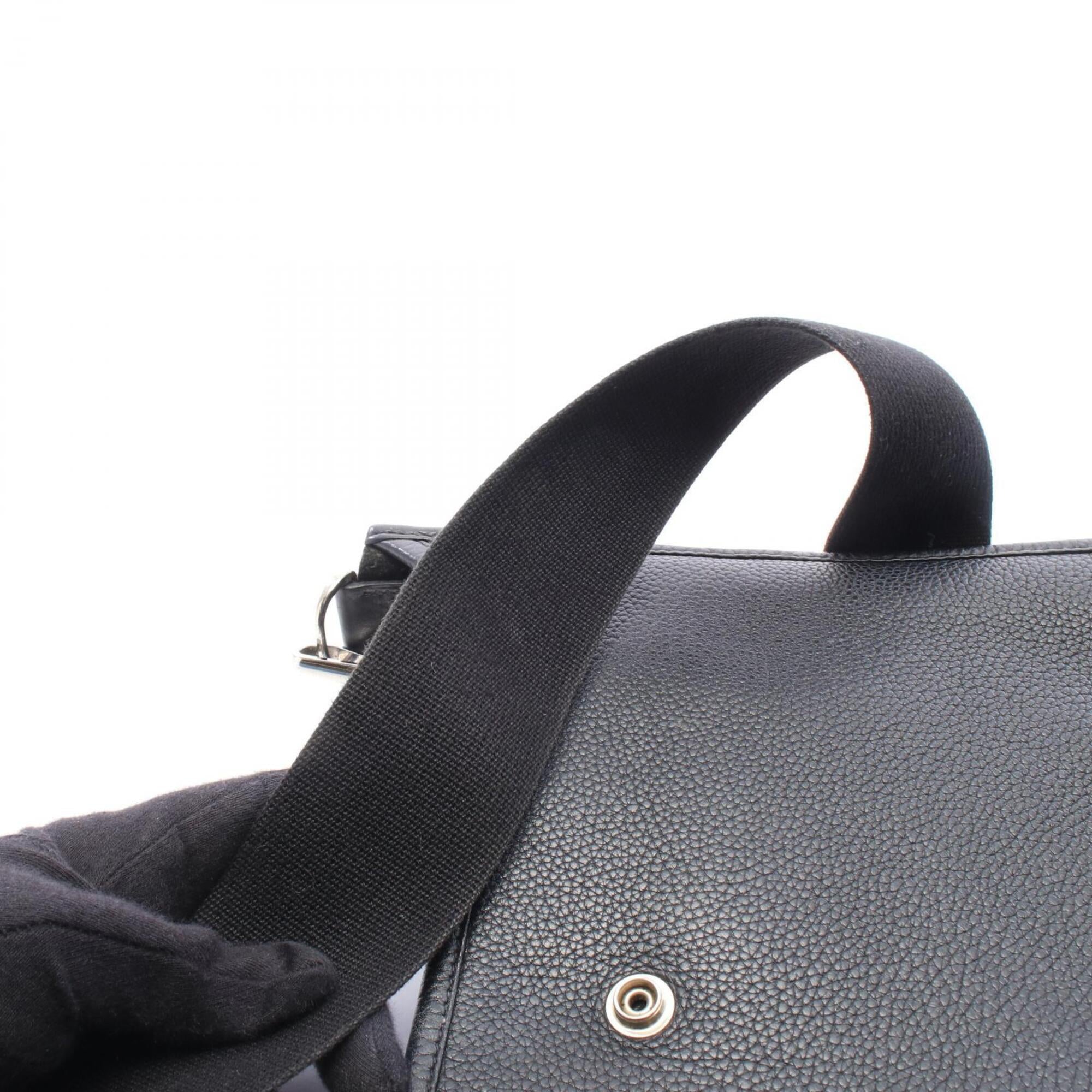 Hermes Black Taurillon Clemence Leather Handbag Shoulder Bag (Pre-Owned)