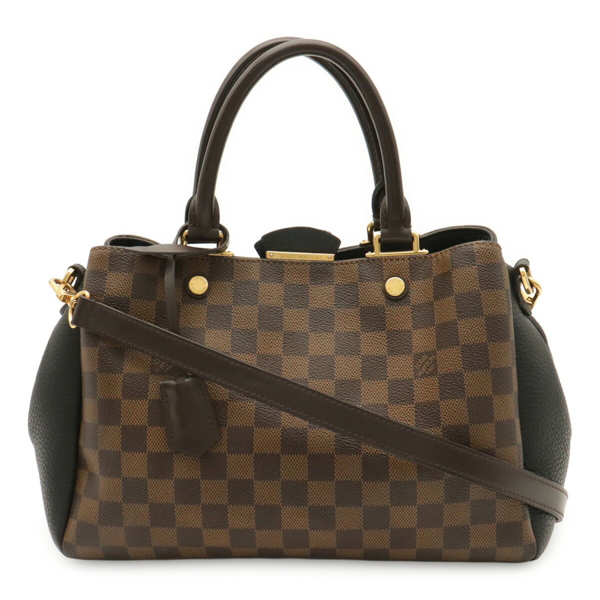 Louis Vuitton Black Damier Canvas Noir Damier Canvas Handbag Shoulder Bag Tote Bag (Pre-Owned)