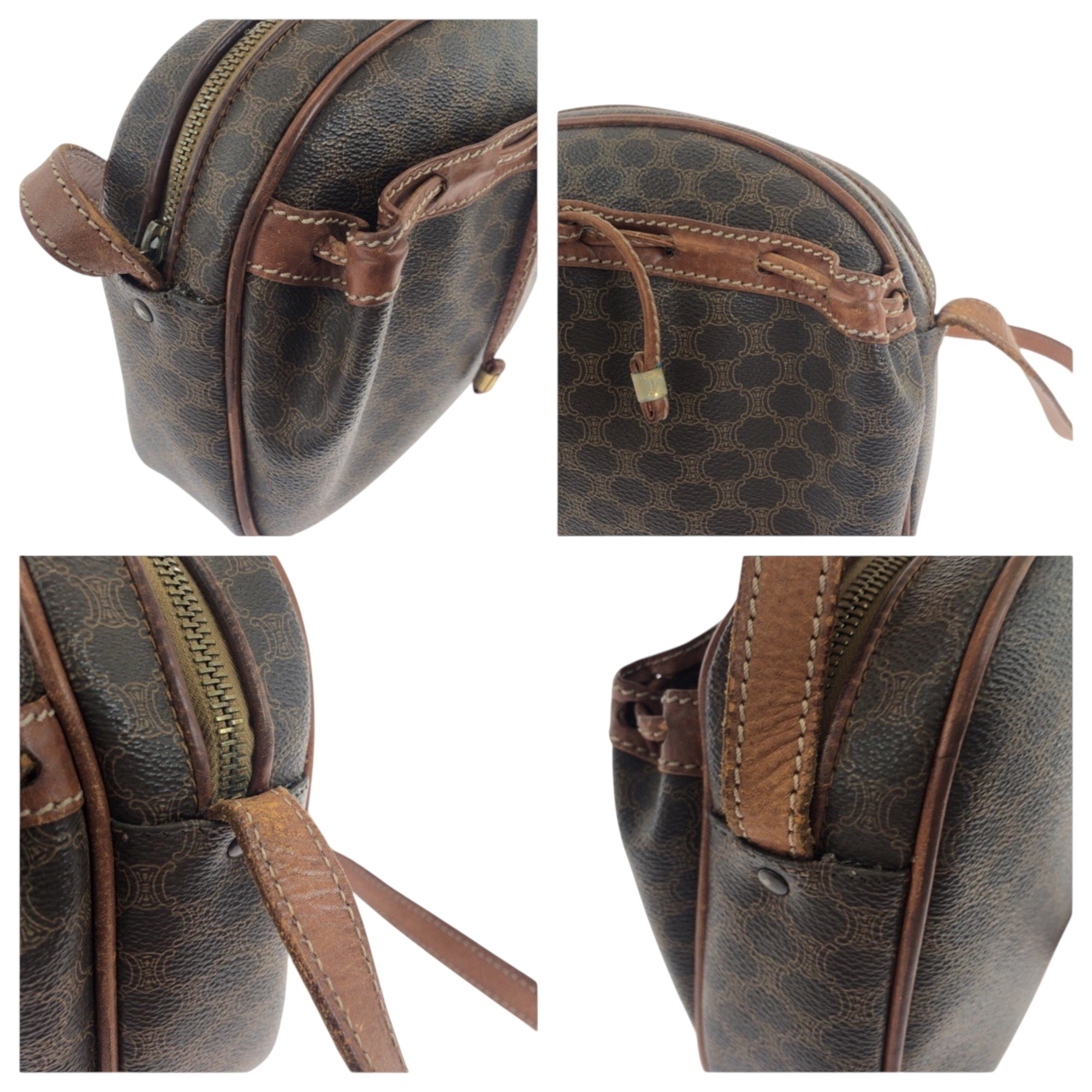 Celine Brown Pvc Pochette Shoulder Bag (Pre-Owned)