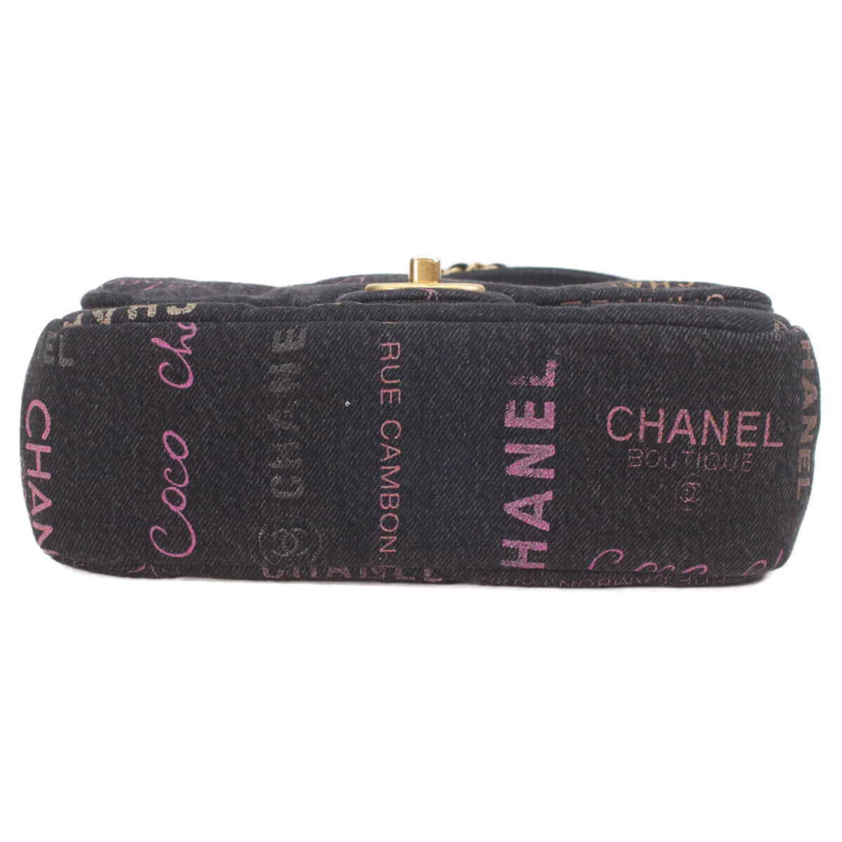 Chanel Black Denim Shoulder Bag (Pre-Owned)
