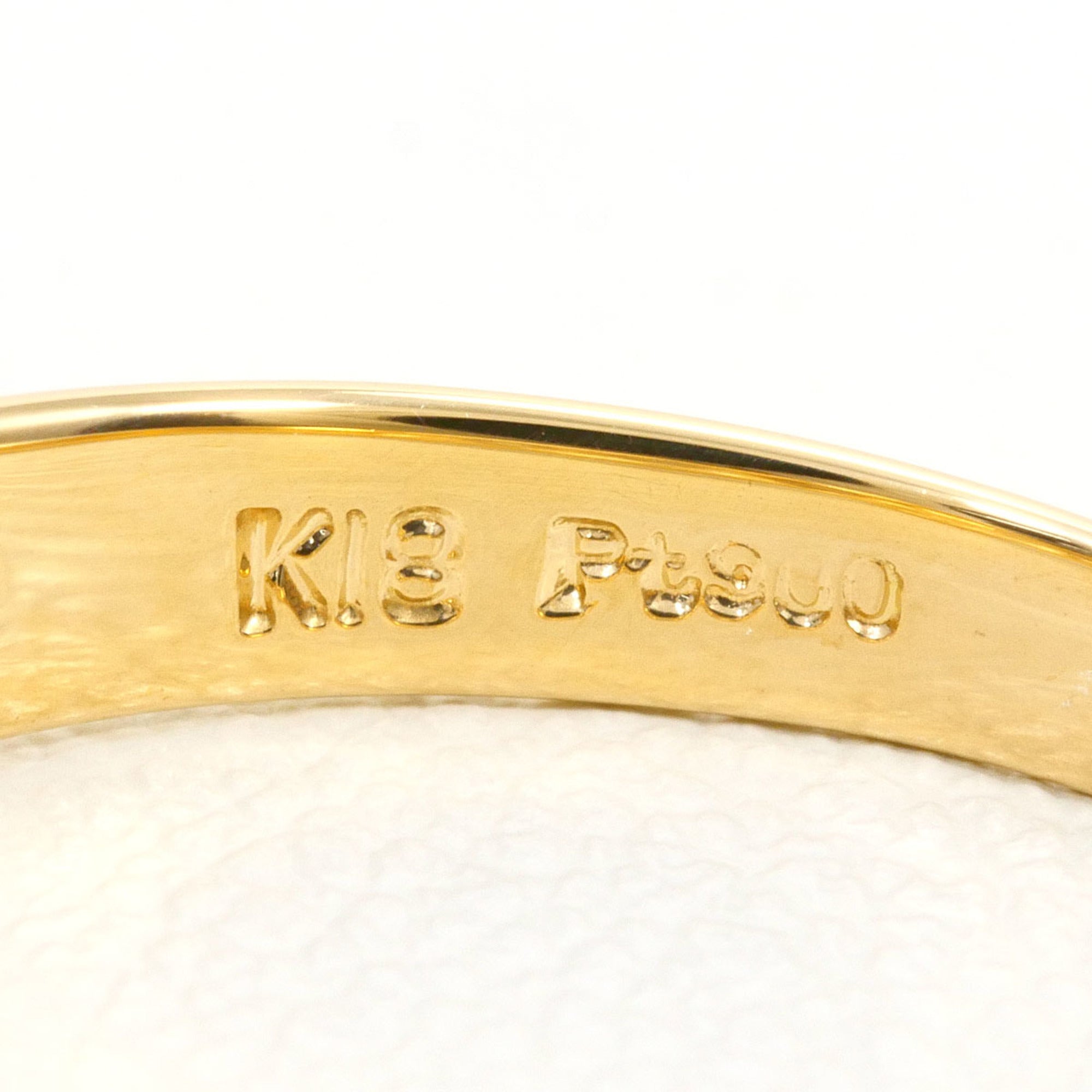 Unbranded Platinum Yellow Gold Yellow Gold (18K) Platinum 900 Band Ring (Pre-Owned)