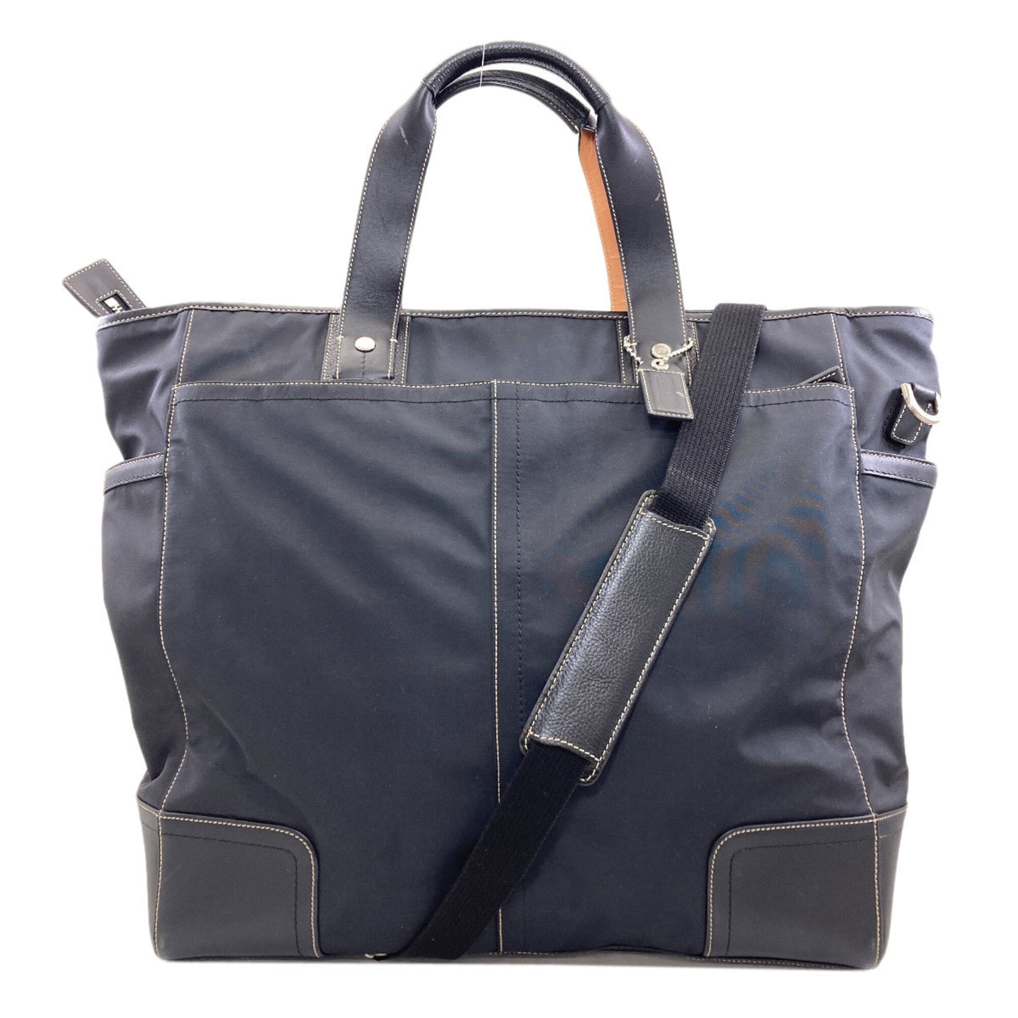 Coach Black Nylon Tote Bag (Pre-Owned)