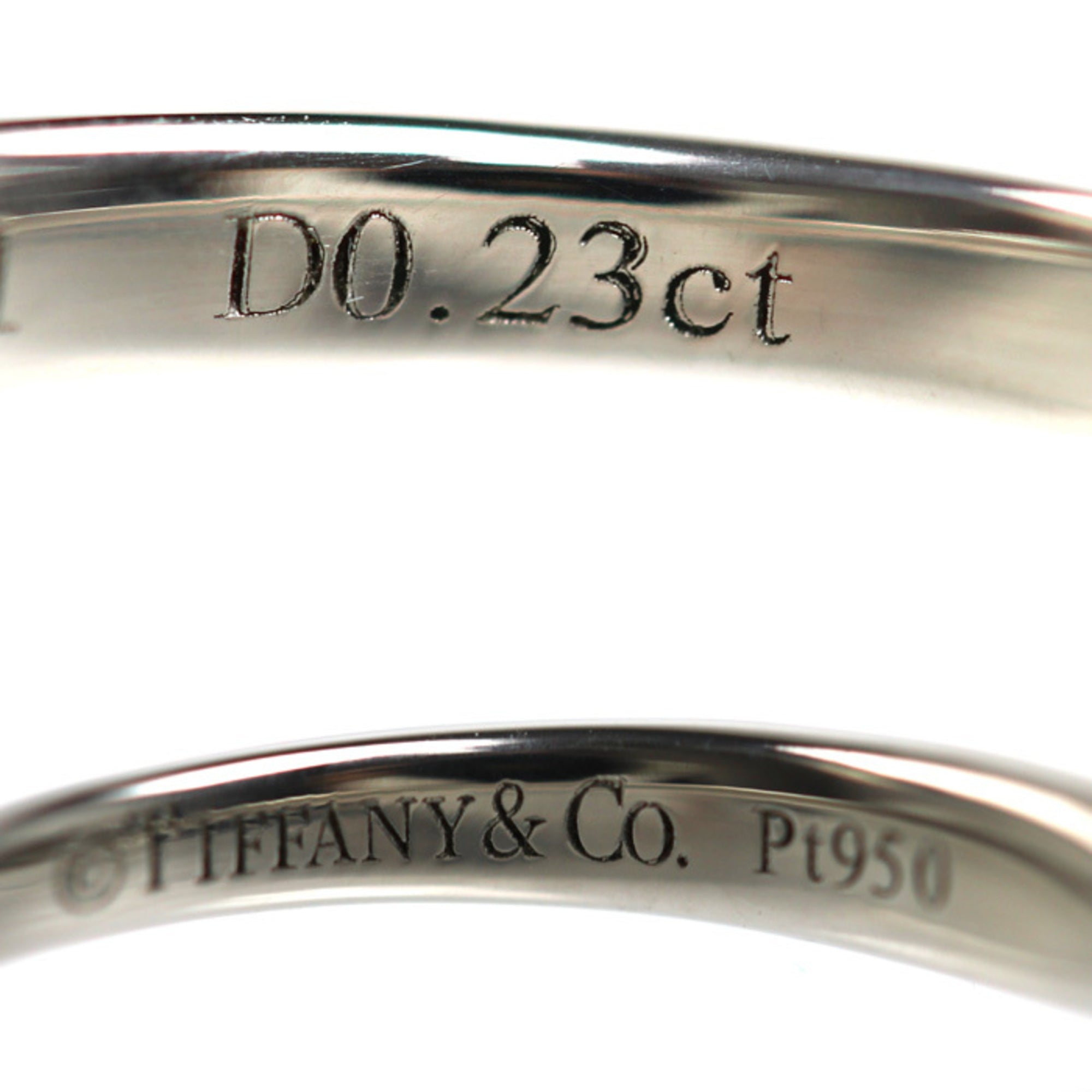 Tiffany Platinum 950 Band Ring (Pre-Owned)