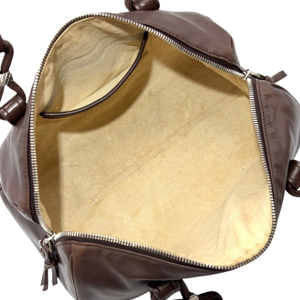 Bottega Veneta Brown Leather Handbag (Pre-Owned)