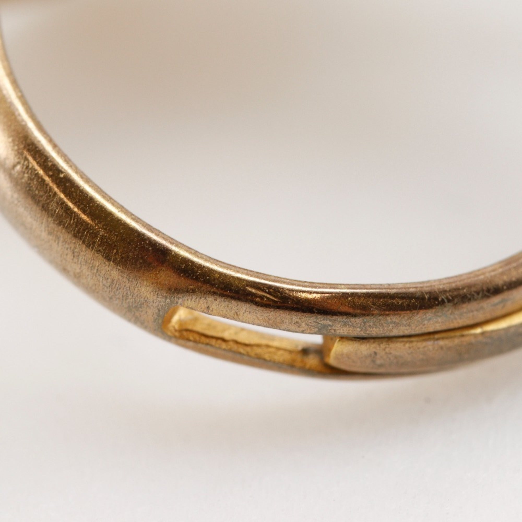 Chanel Gold Plating Band Ring (Pre-Owned)