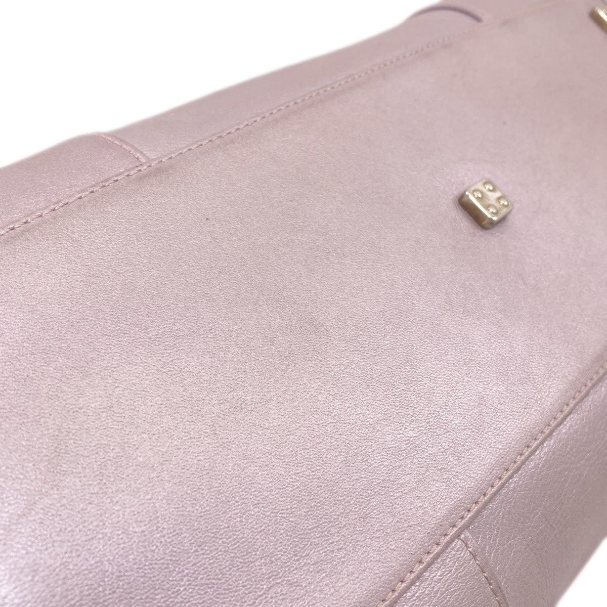 Loewe Purple Leather Handbag (Pre-Owned)