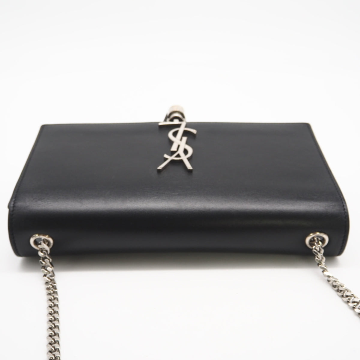 Saint Laurent Black Leather Shoulder Bag (Pre-Owned)