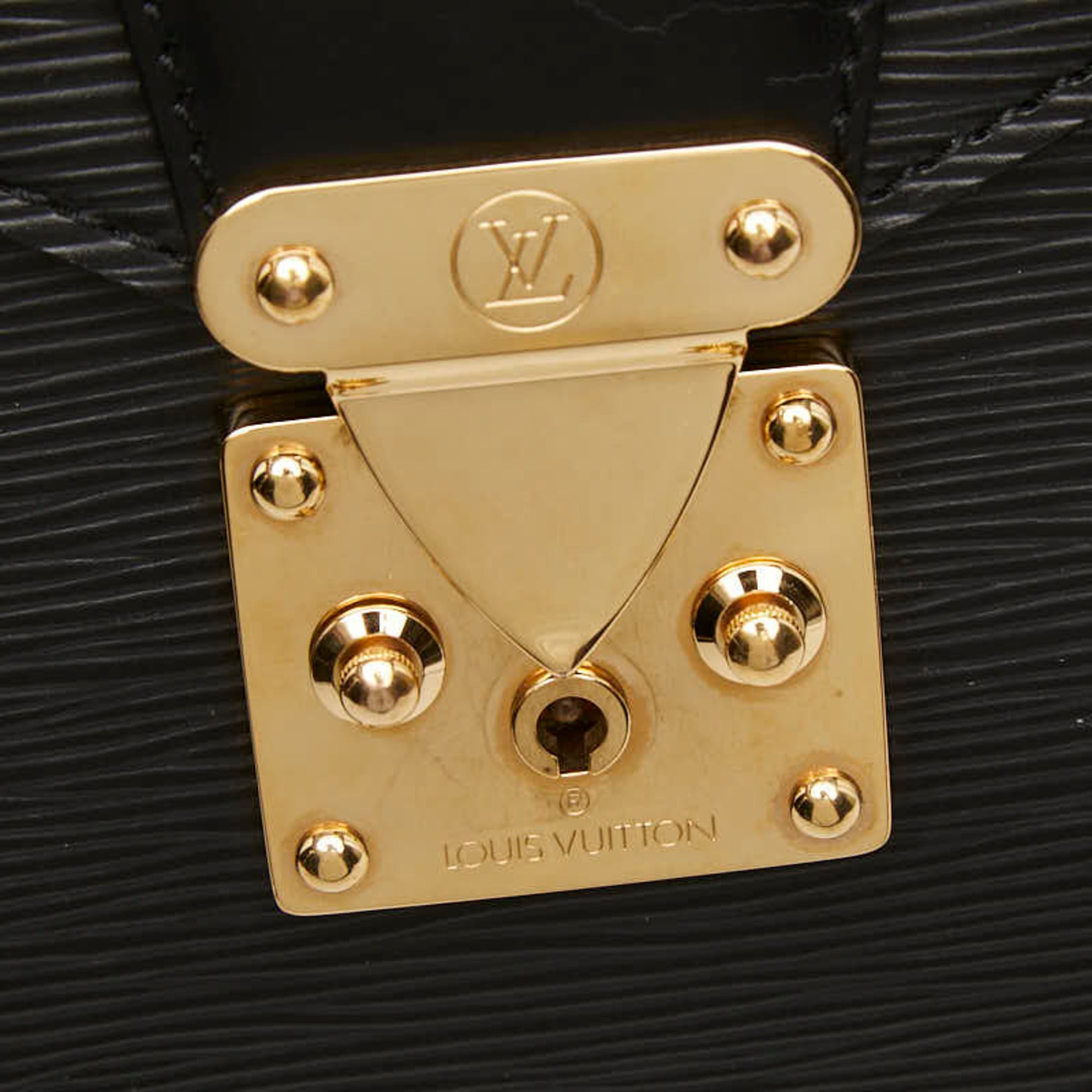 Louis Vuitton Black Noir Leather Briefcase (Pre-Owned)