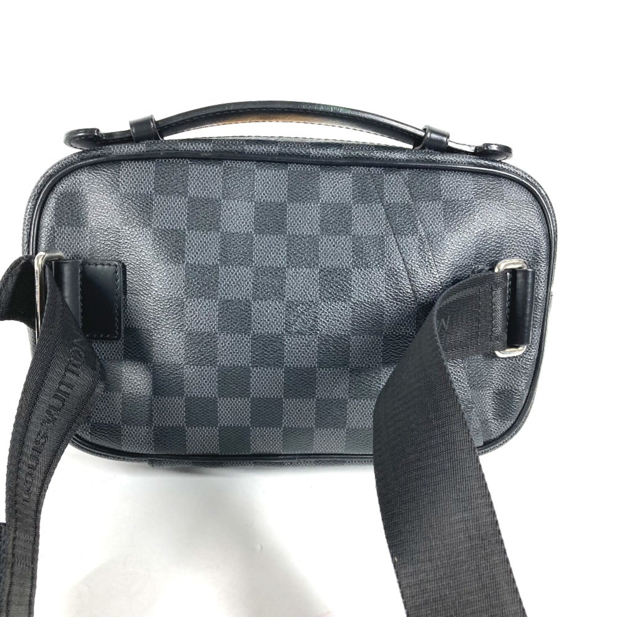 Louis Vuitton Damier Graphite Black Damier Graphite Shoulder Bag Sling Bag (Pre-Owned)