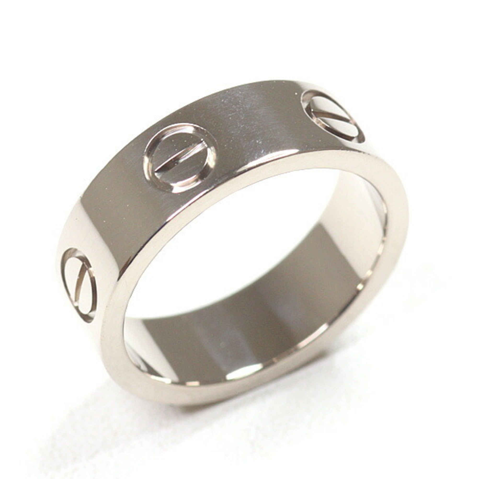 Cartier White Gold White Gold (18K) Band Ring (Pre-Owned)