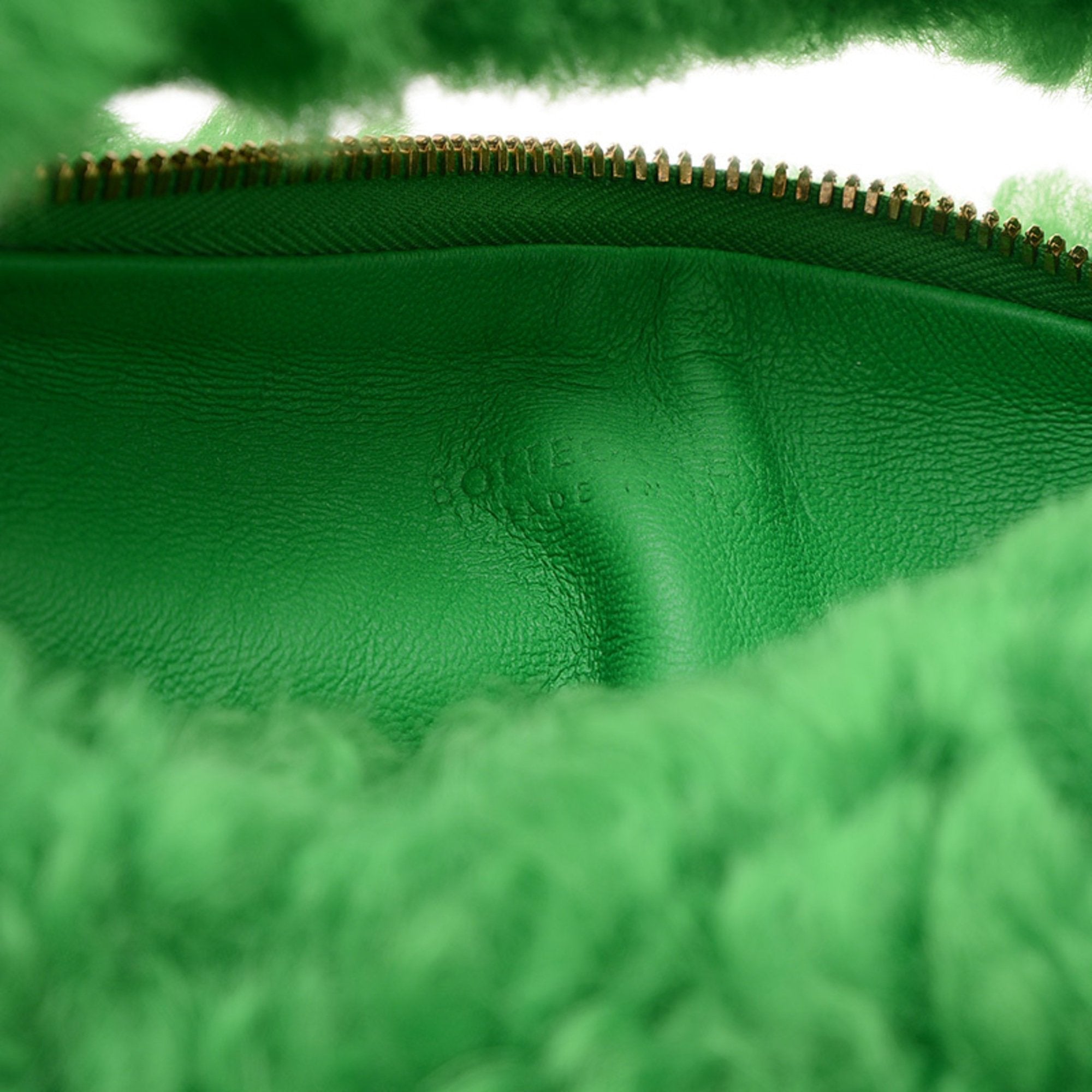 Bottega Veneta Green Leather Handbag (Pre-Owned)
