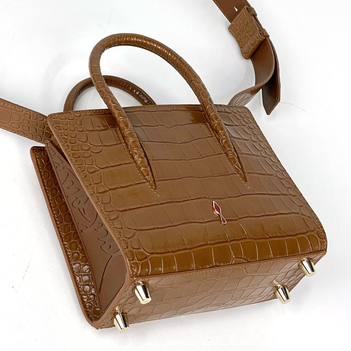 Christian Louboutin Brown Leather Handbag (Pre-Owned)