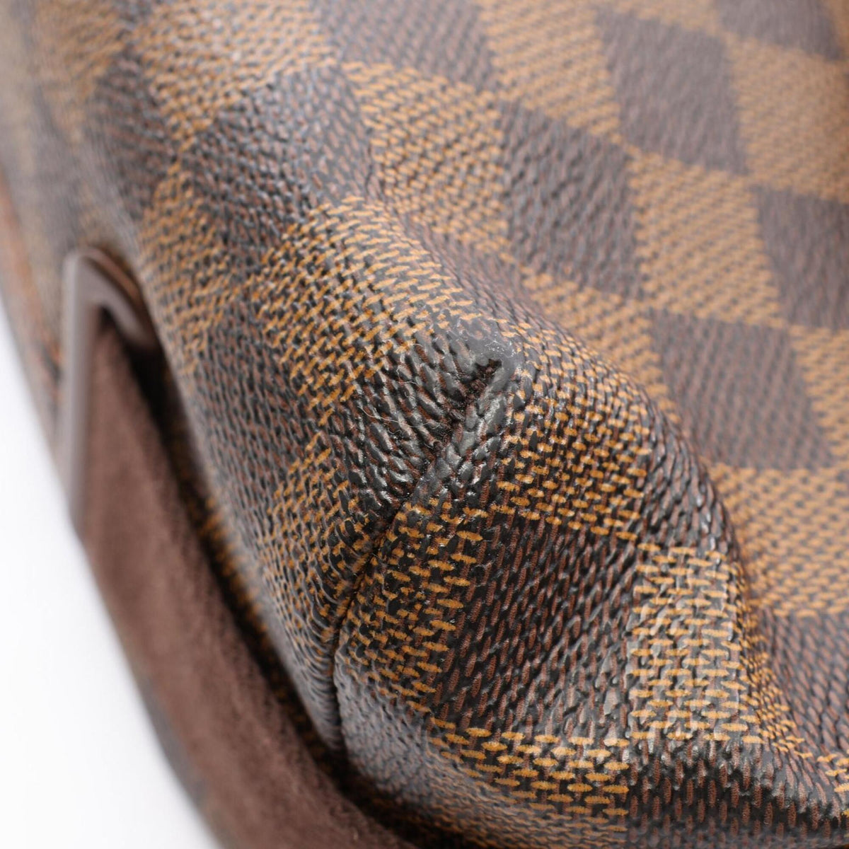 Louis Vuitton Brown Coated Canvas Leather Shoulder Bag (Pre-Owned)