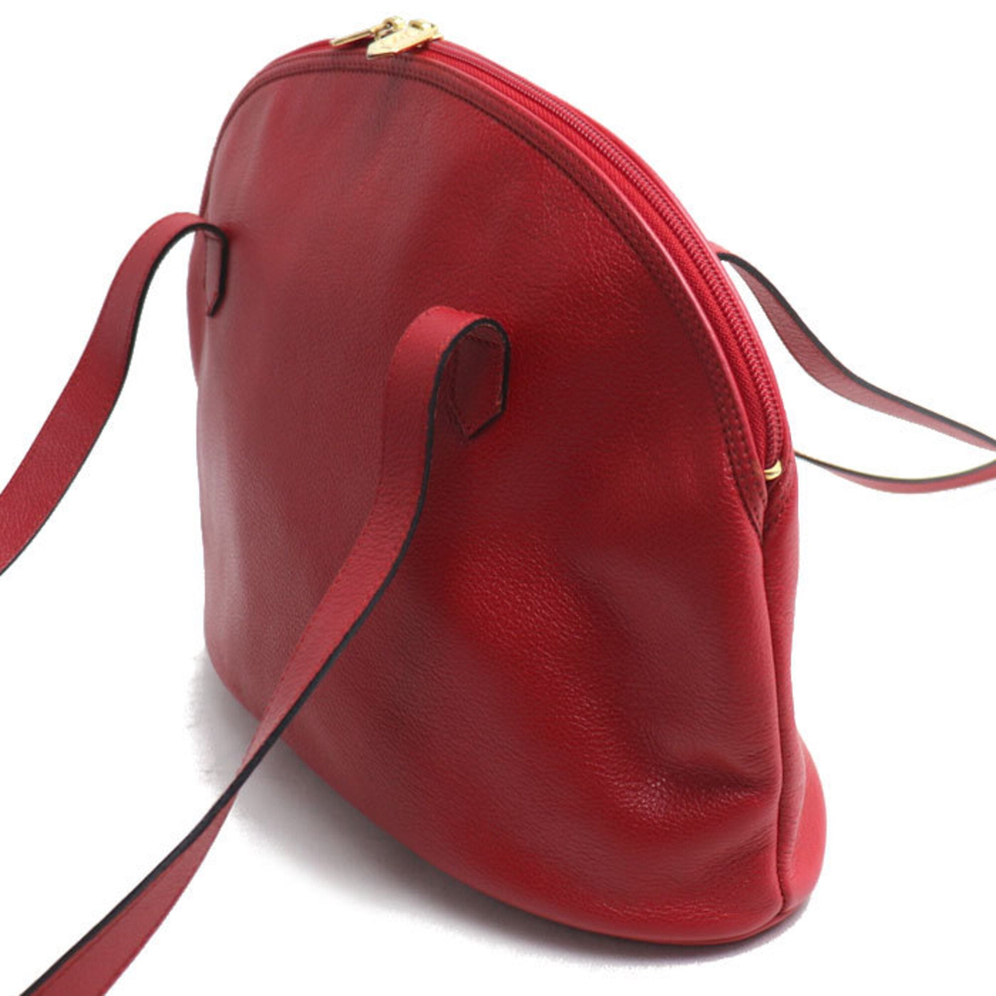 Saint Laurent Red Color Leather Tote Bag (Pre-Owned)