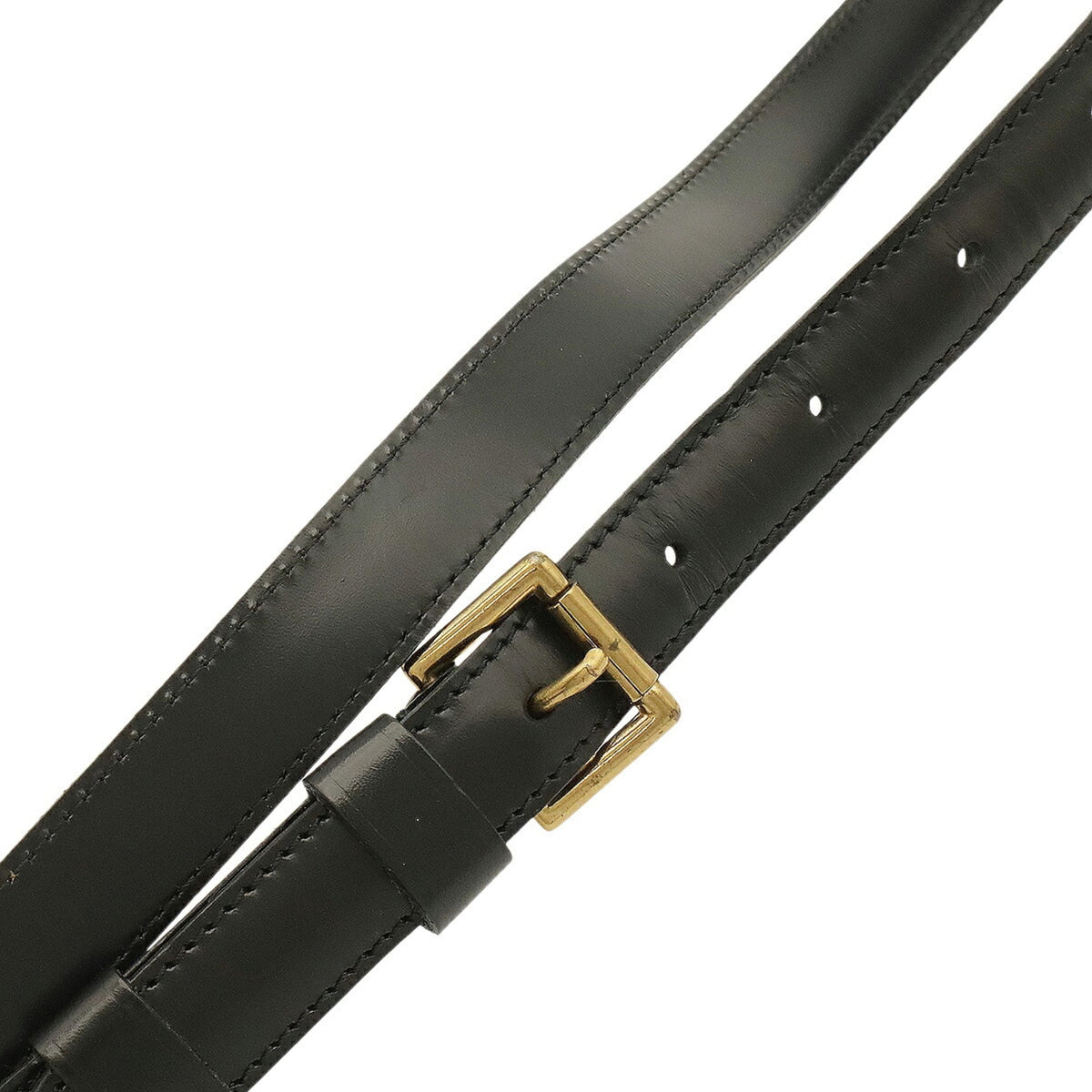 Louis Vuitton Noir Epi Leather Pochette Shoulder Bag (Pre-Owned)